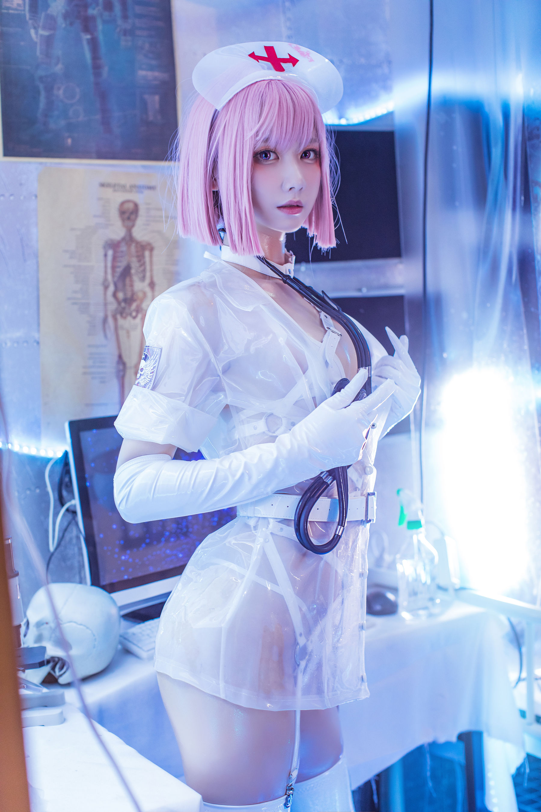 [网红COSER] izumi泉桃子福利 - 透明护士