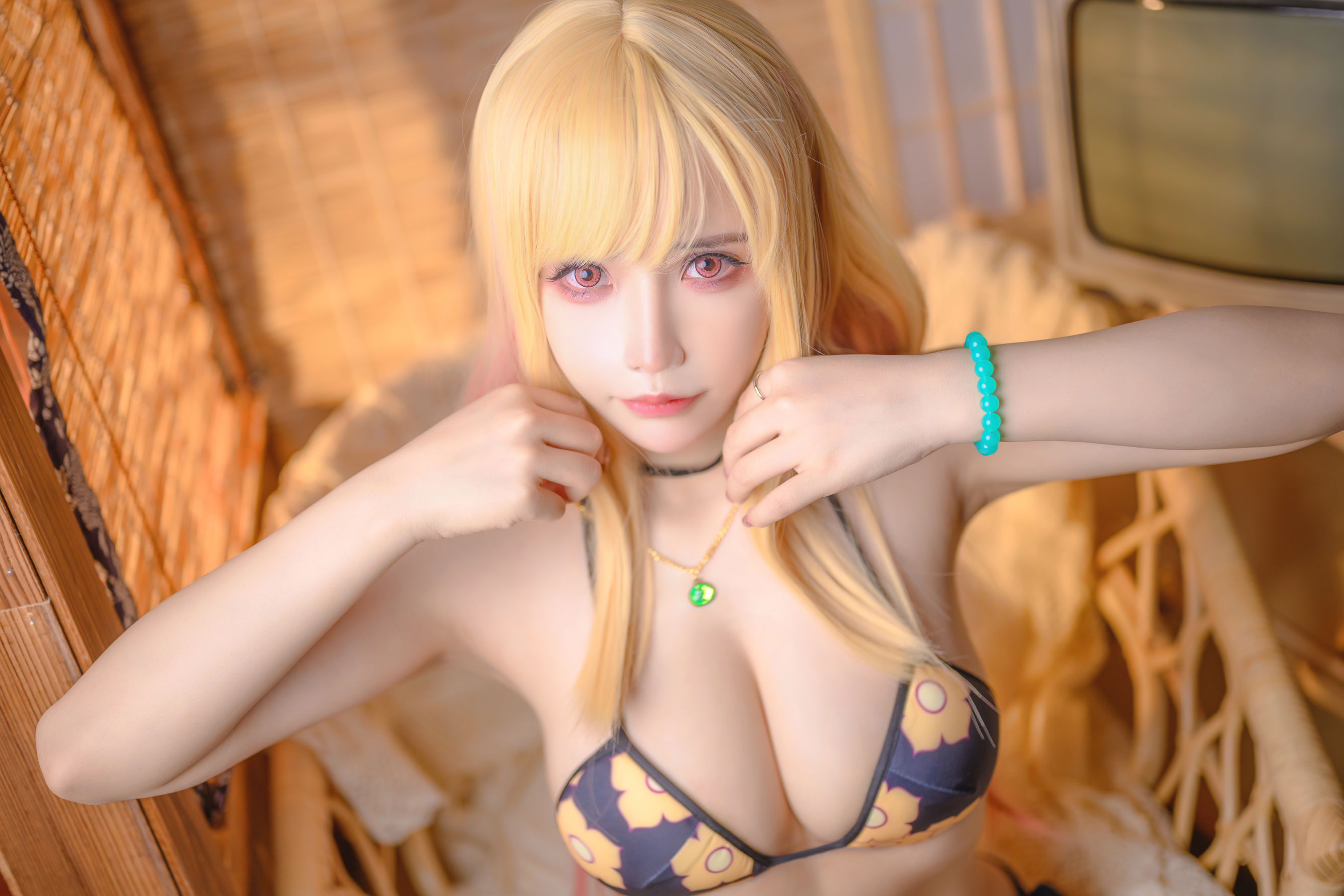 [网红COSER] 二次元妹子抱走莫子aa - 喜多川泳装