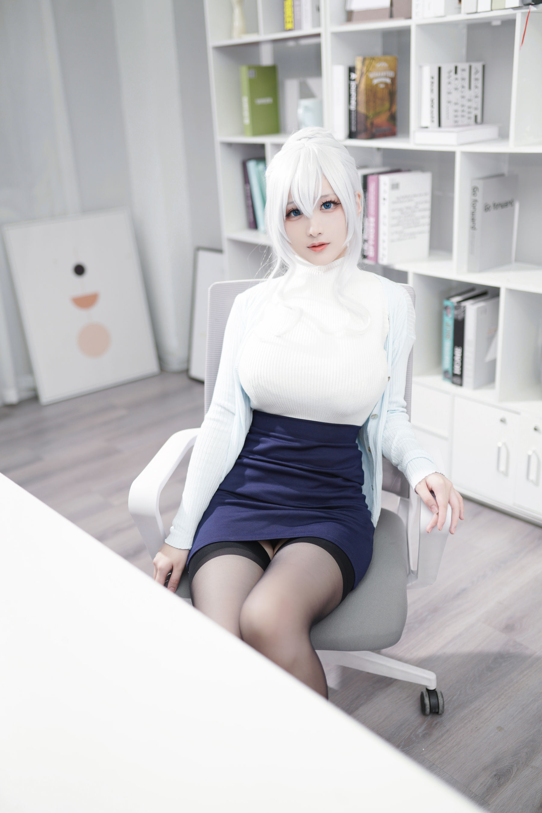 [福利COS] 幼愛youmeko - 未亡人雪女