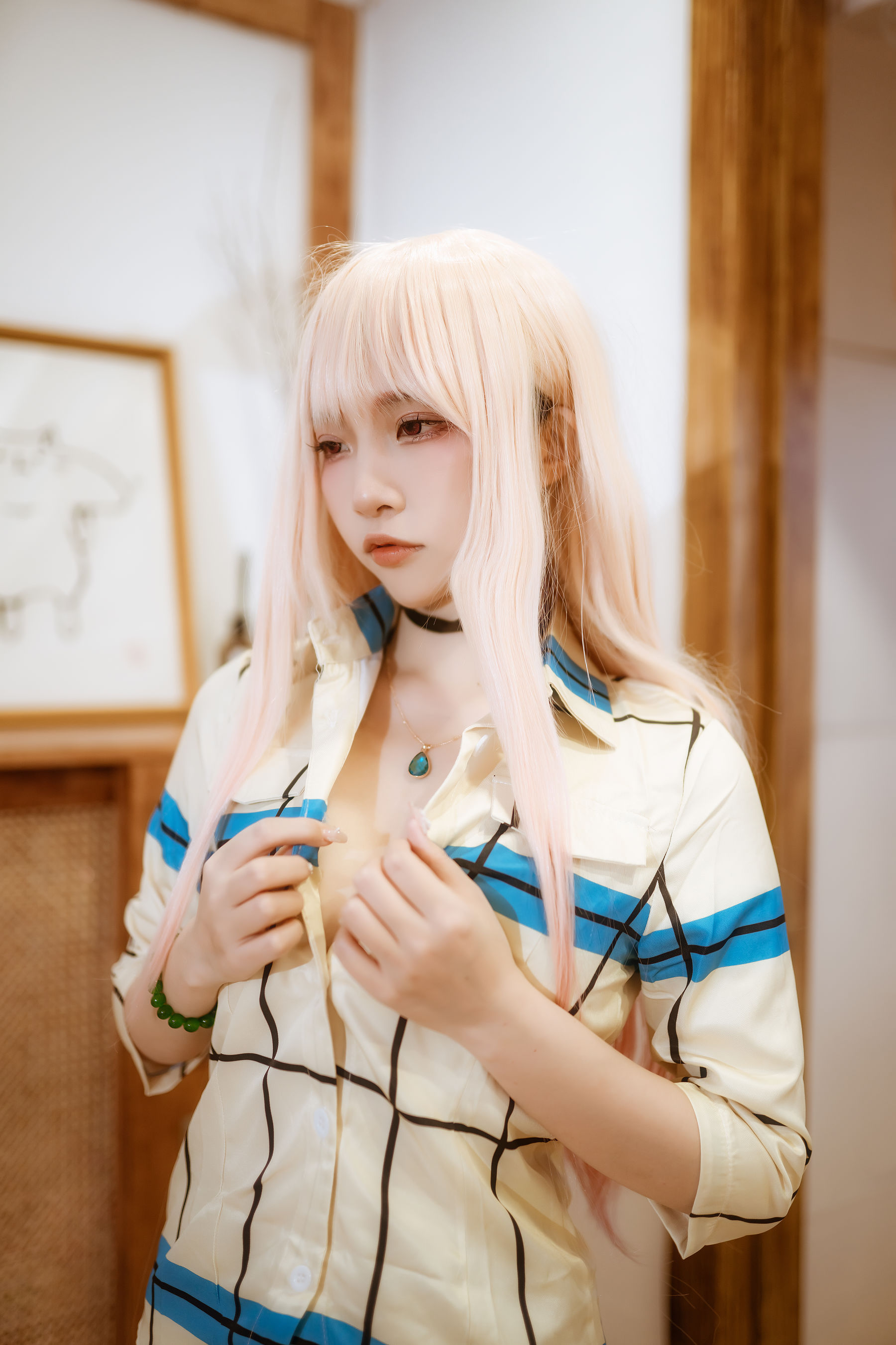 人气Coser 二佐Nisa - 海梦 日常泳装