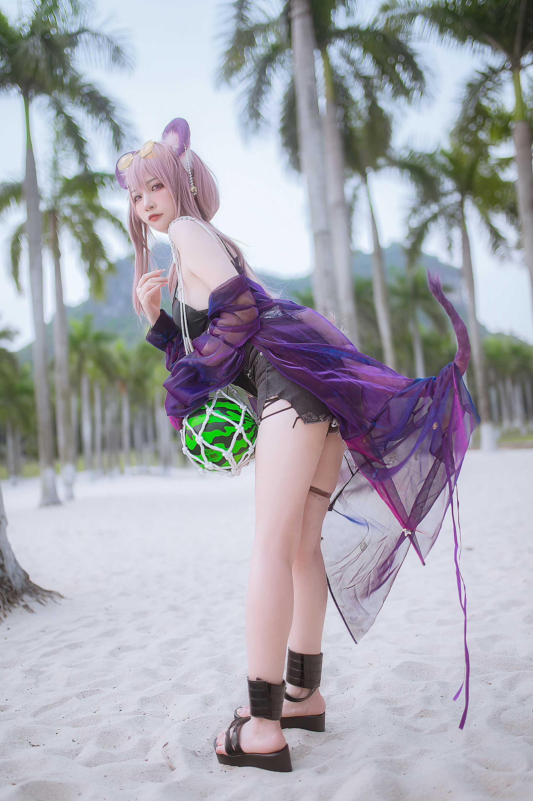 人气Coser 二佐Nisa - 泰拉夏日纪事 佐佐林雨霞