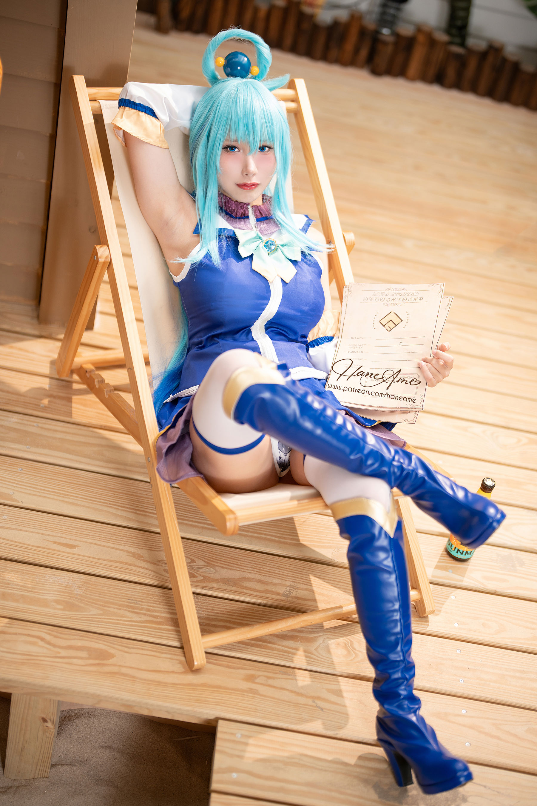 Hane Ame 雨波写真 - Konosuba Aqua 阿克婭