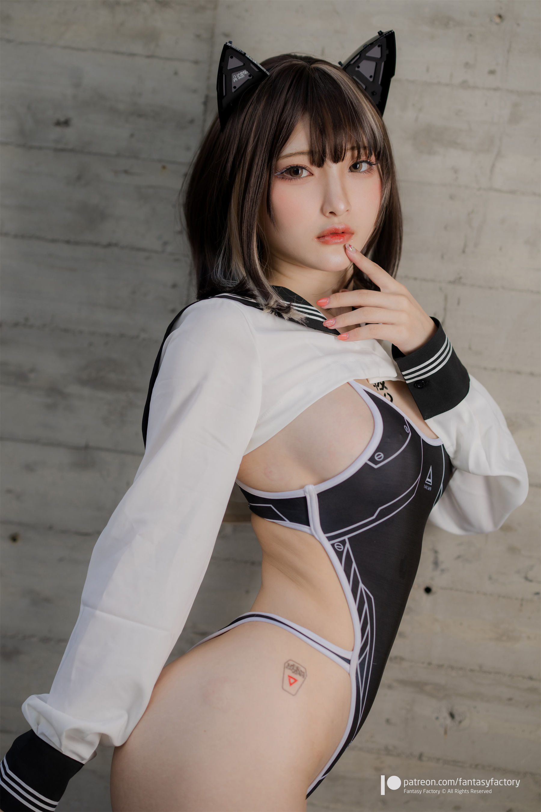 [Fantasy Factory] 小丁 Cosplay写真 - 2022.02 Sailor suit athletic swimsuit