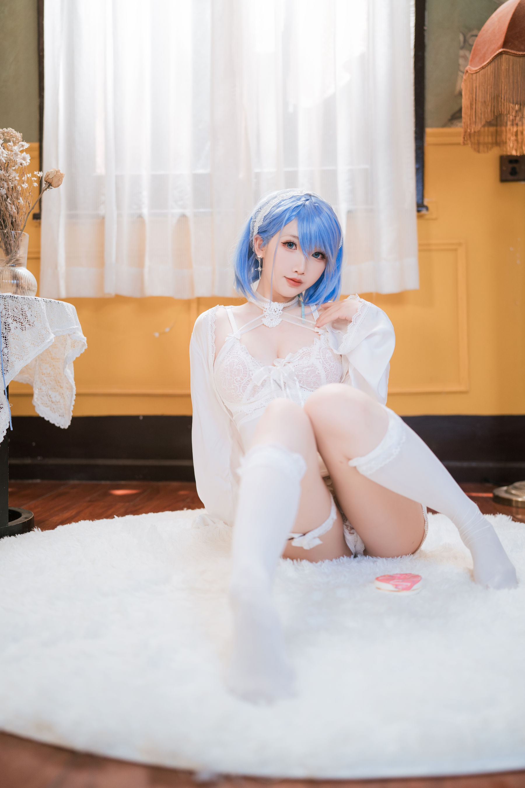 可爱人气Coser 面饼仙儿 - 碧蓝航线 恰巴耶夫睡衣