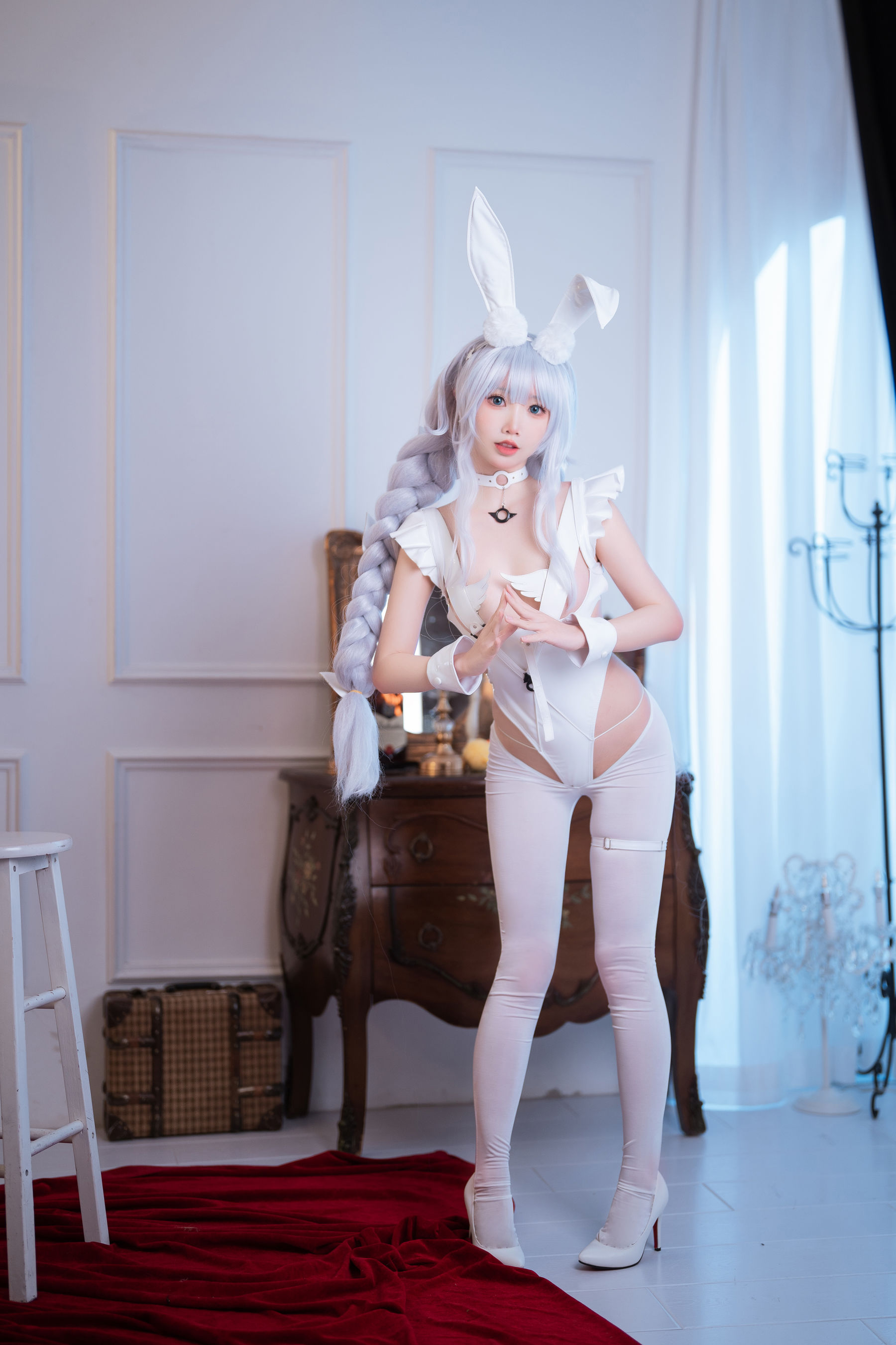 可爱人气Coser 面饼仙儿 - 碧蓝航线 恶毒兔女郎