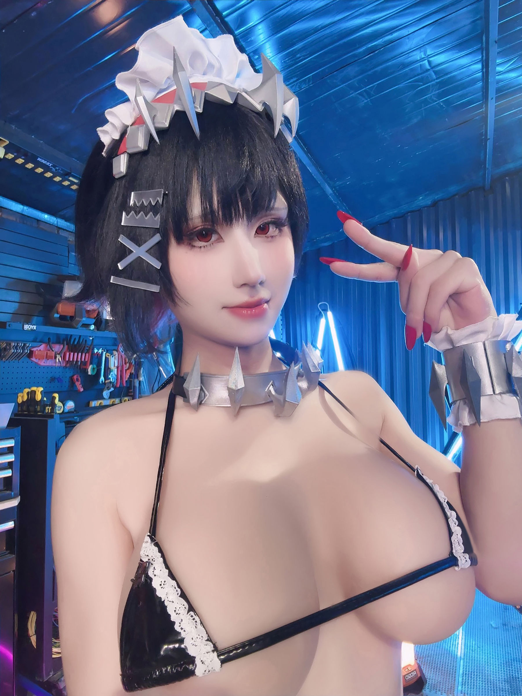 动漫博主桜满三时 - 绝区零 艾莲乔 女仆比基尼