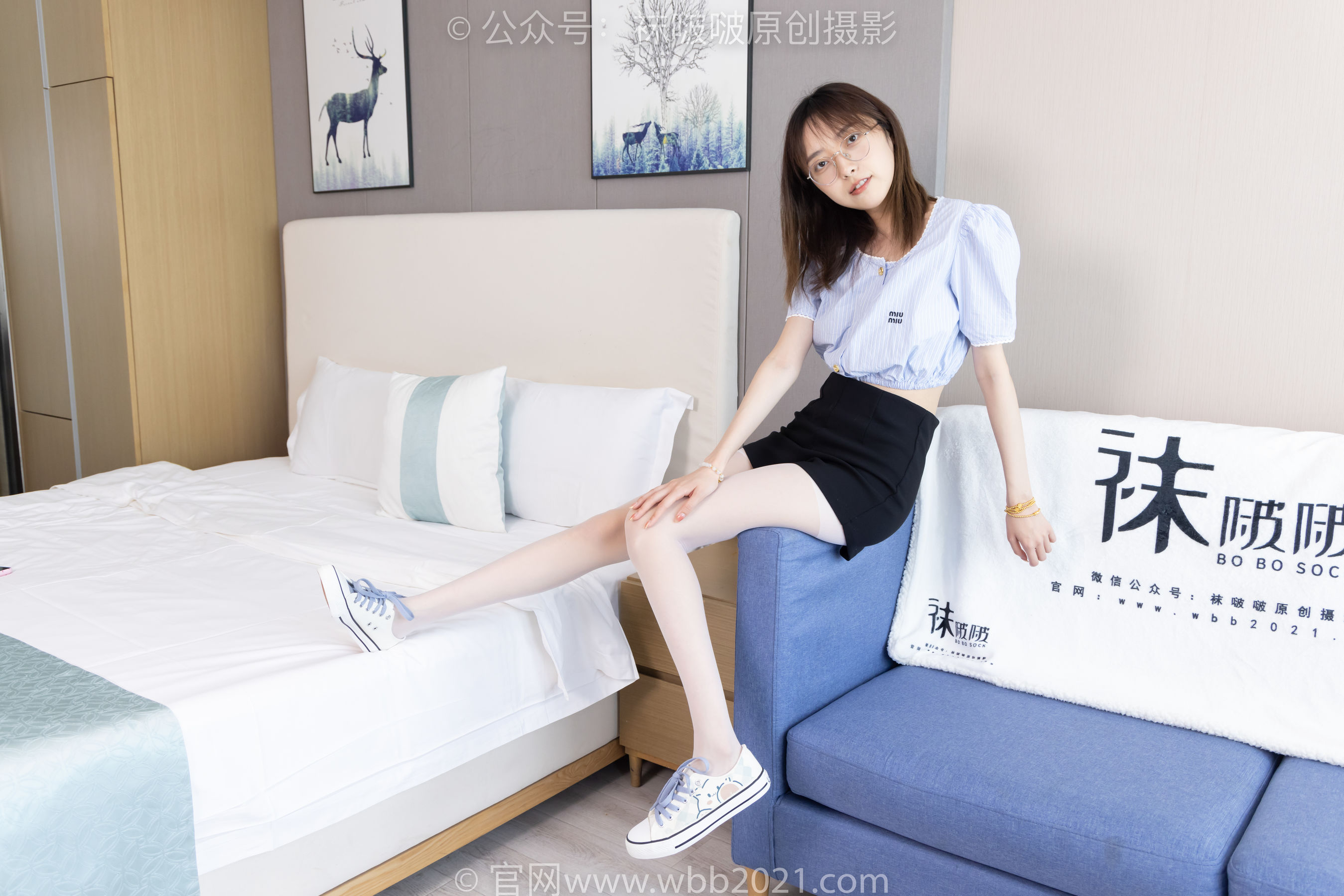 BoBoSocks袜啵啵 No.467 稚予 - 板鞋、白丝