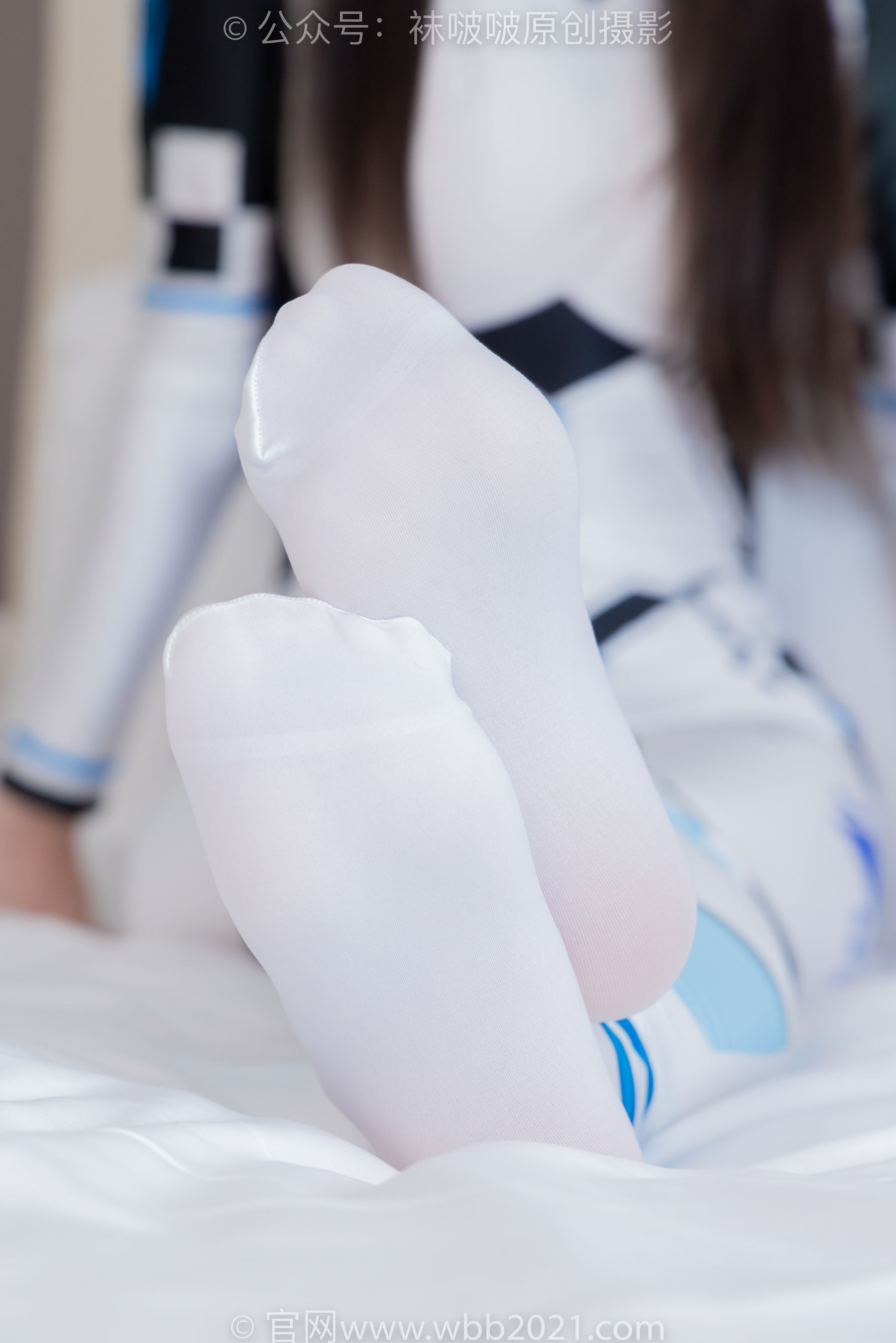 BoBoSocks袜啵啵 No.463 甜甜圈 -高跟鞋、厚白丝、裸足、连体衣裤里丝