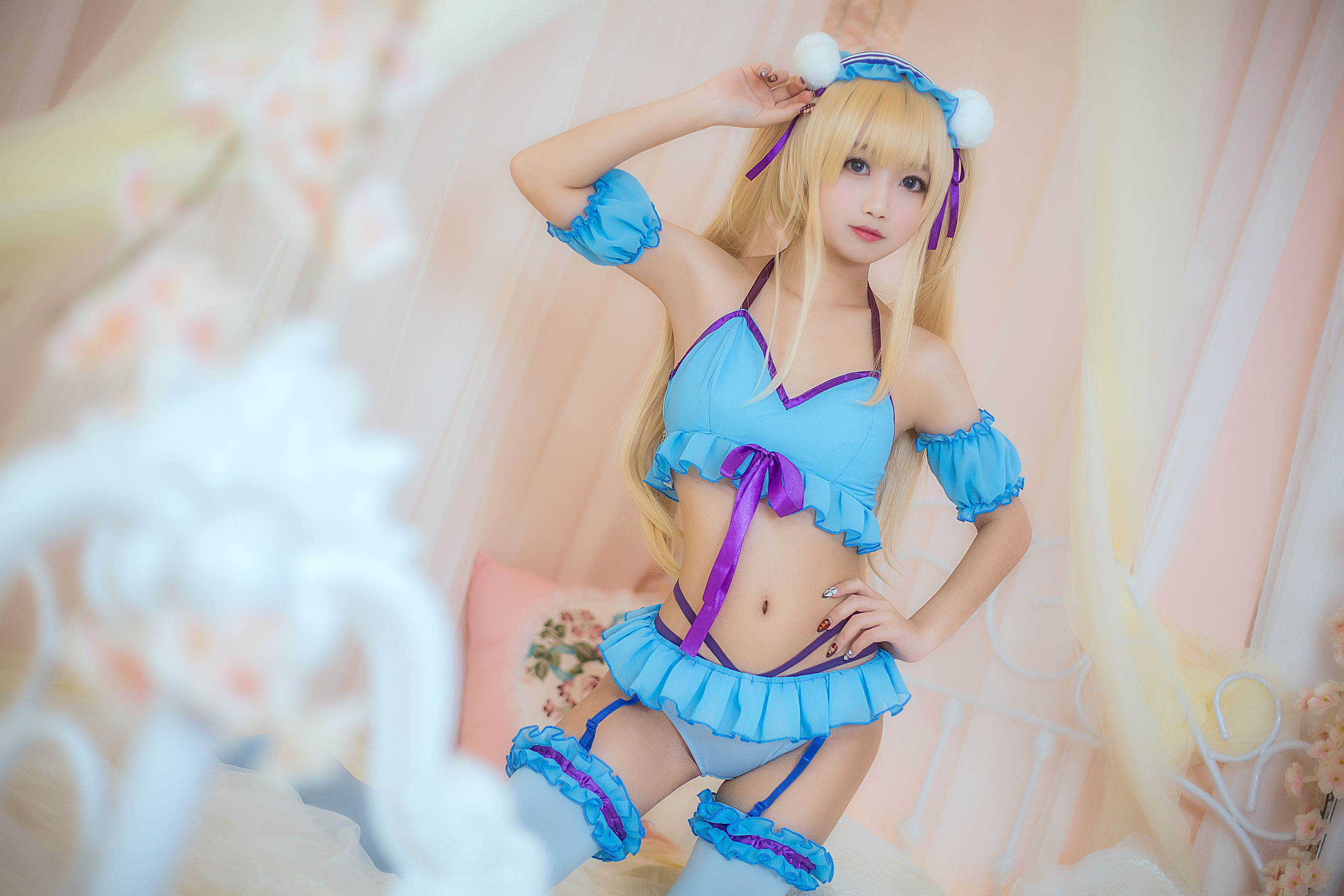 白嫩美少女 鬼畜瑶 - 睡衣