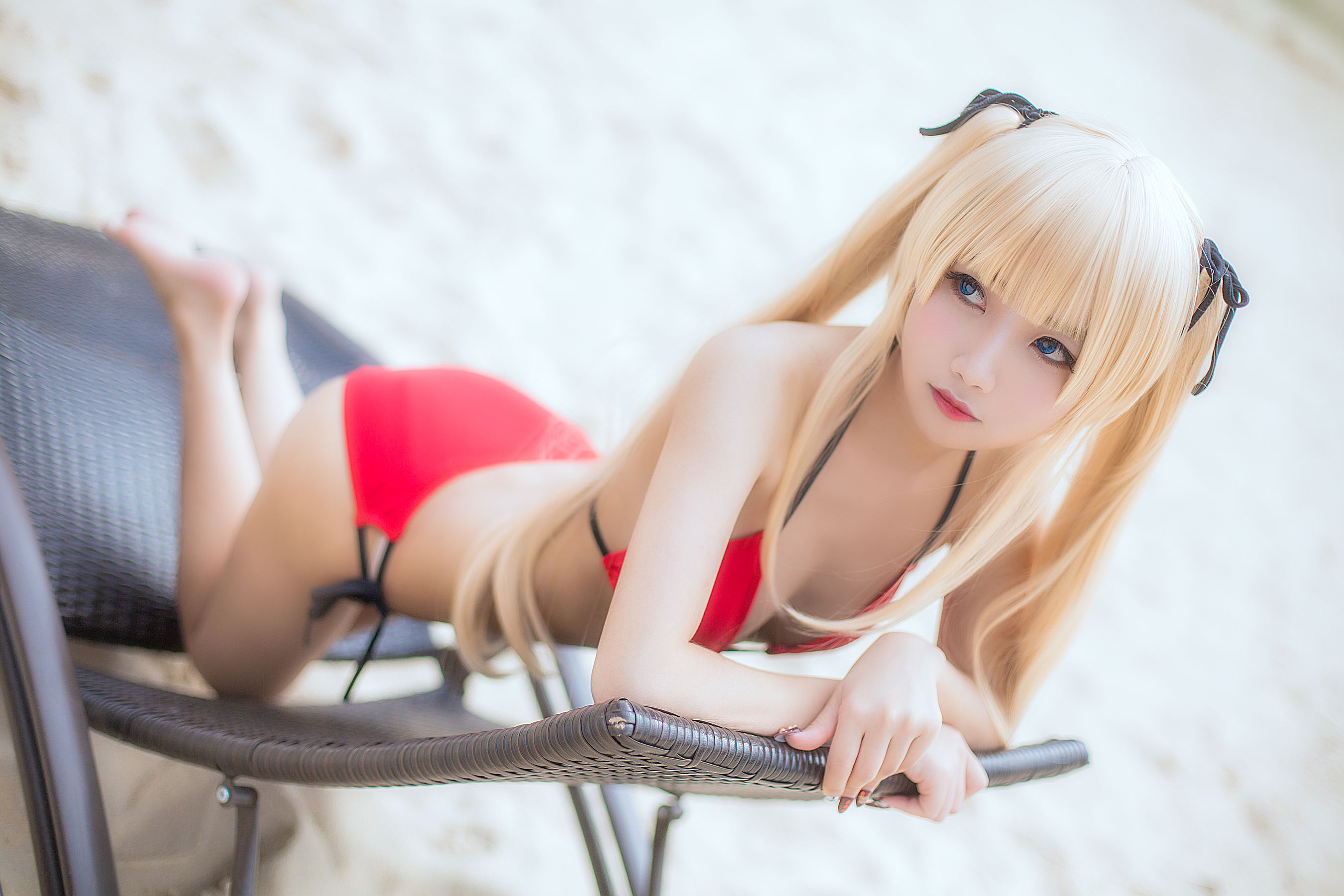 白嫩美少女 鬼畜瑶 - 水着