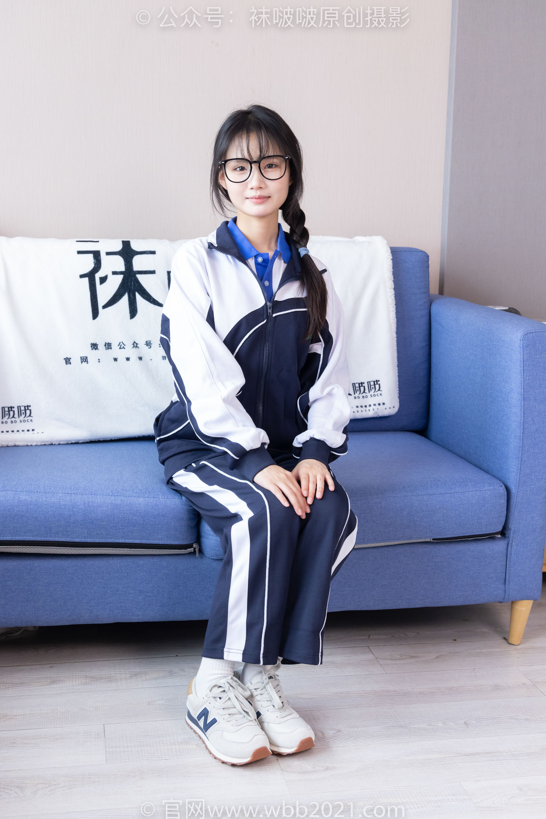 BoBoSocks袜啵啵 No.456 甜甜圈 -运动鞋、白棉袜、裸足、校服