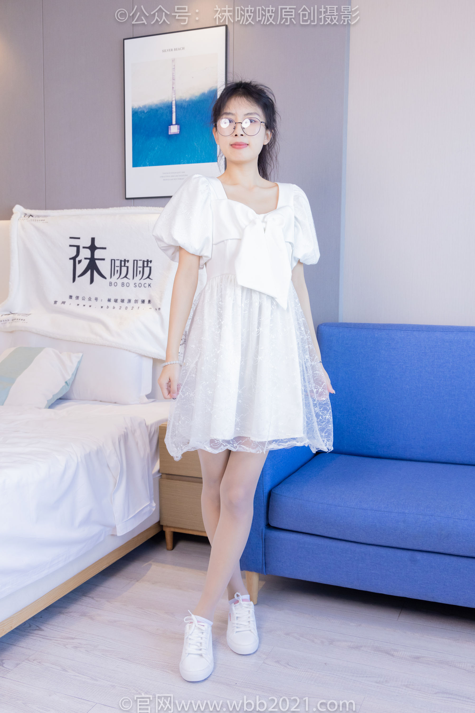 BoBoSocks袜啵啵 No.452 奶油 -平底鞋、帆布鞋、白棉袜、厚白丝、肉丝
