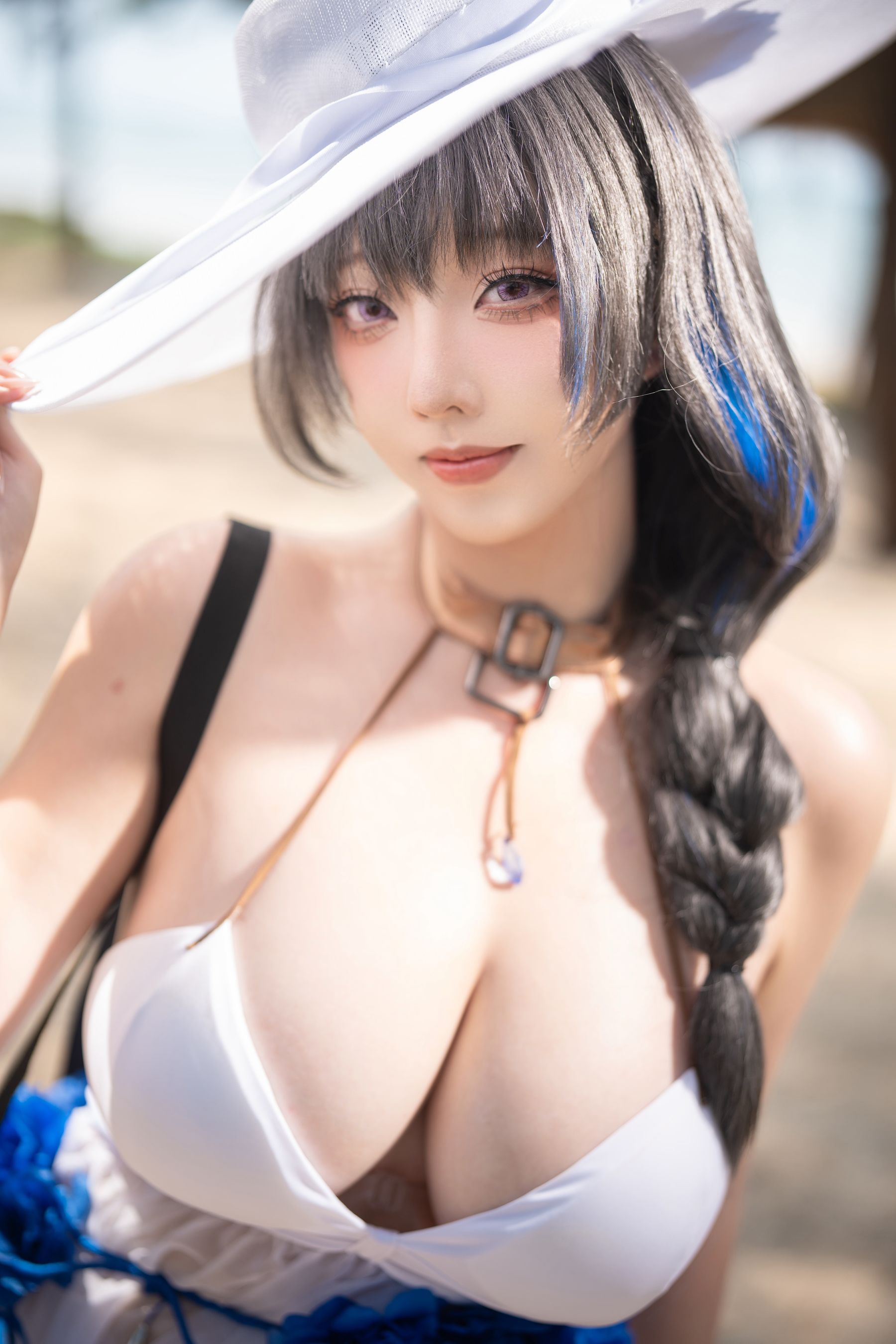 萌妹 菌烨tako - 梅里泳装