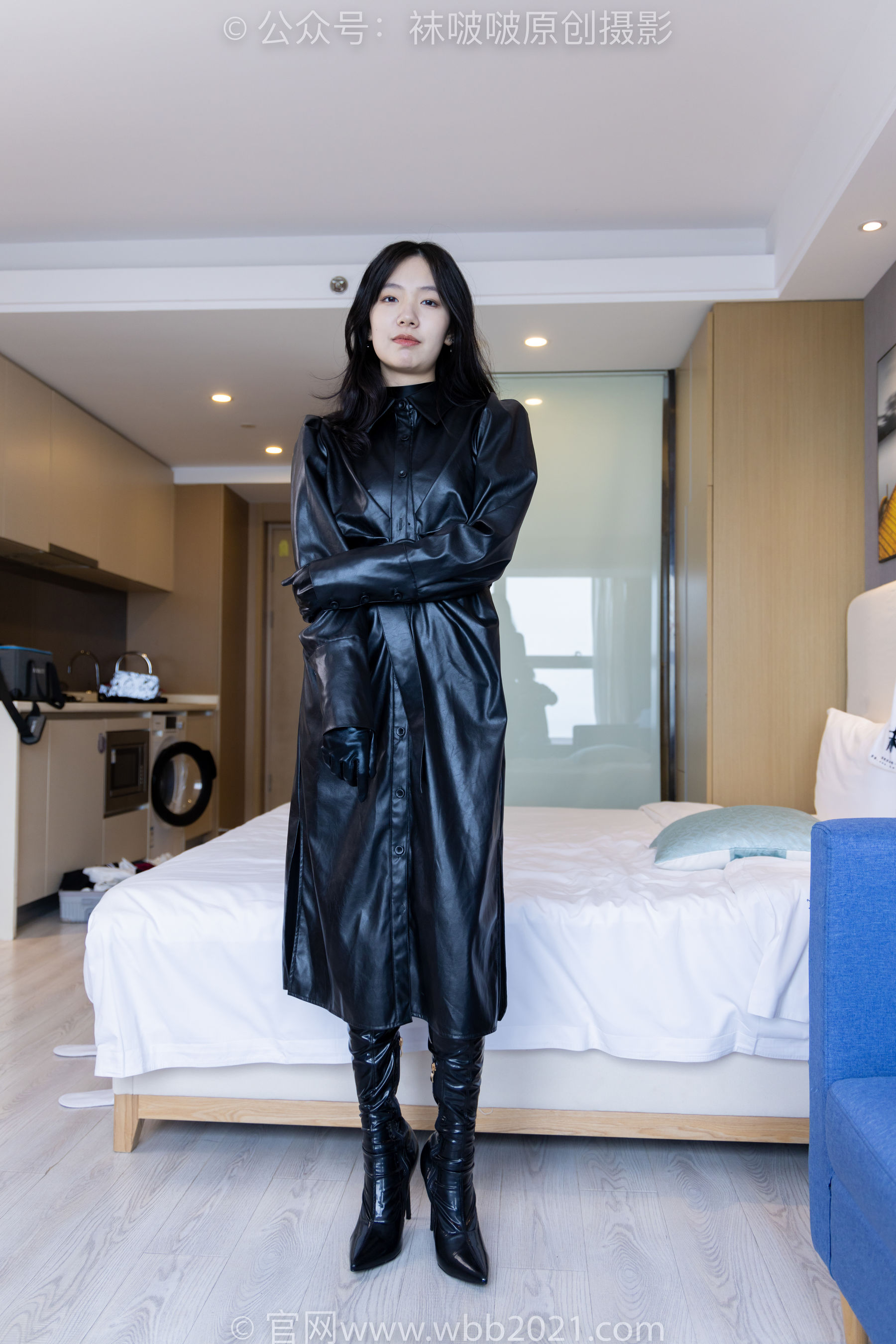 BoBoSocks袜啵啵 No.474 小甜豆 - 高跟长靴、黑丝、皮衣连体衣裤里丝