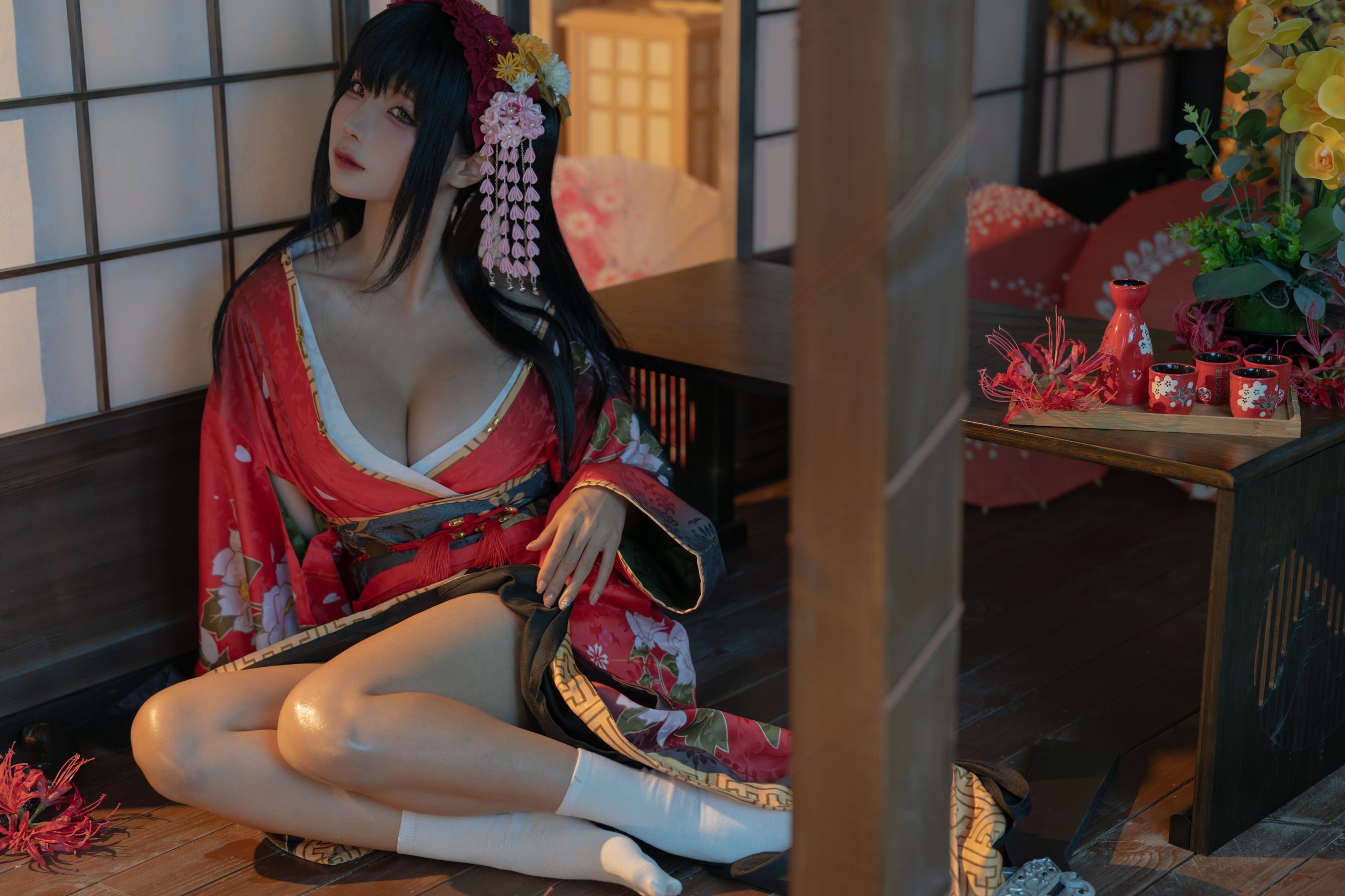 动漫博主蠢沫沫 - 狂三和服