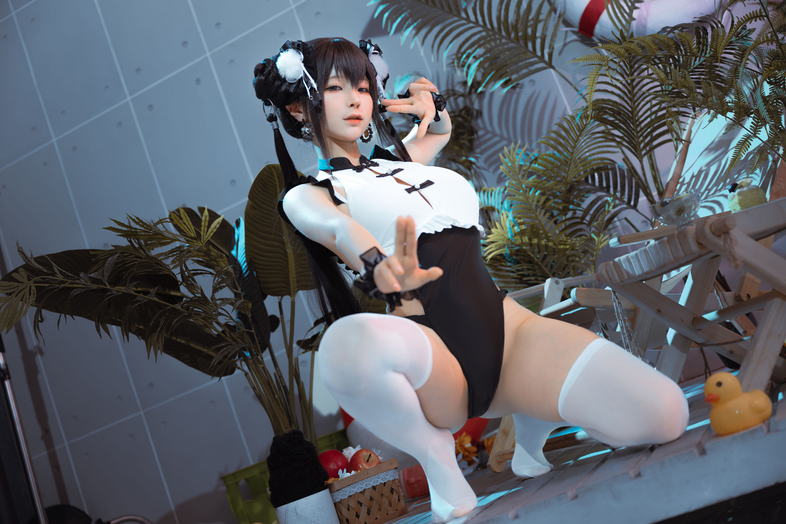 动漫博主蠢沫沫 - 熊猫娘