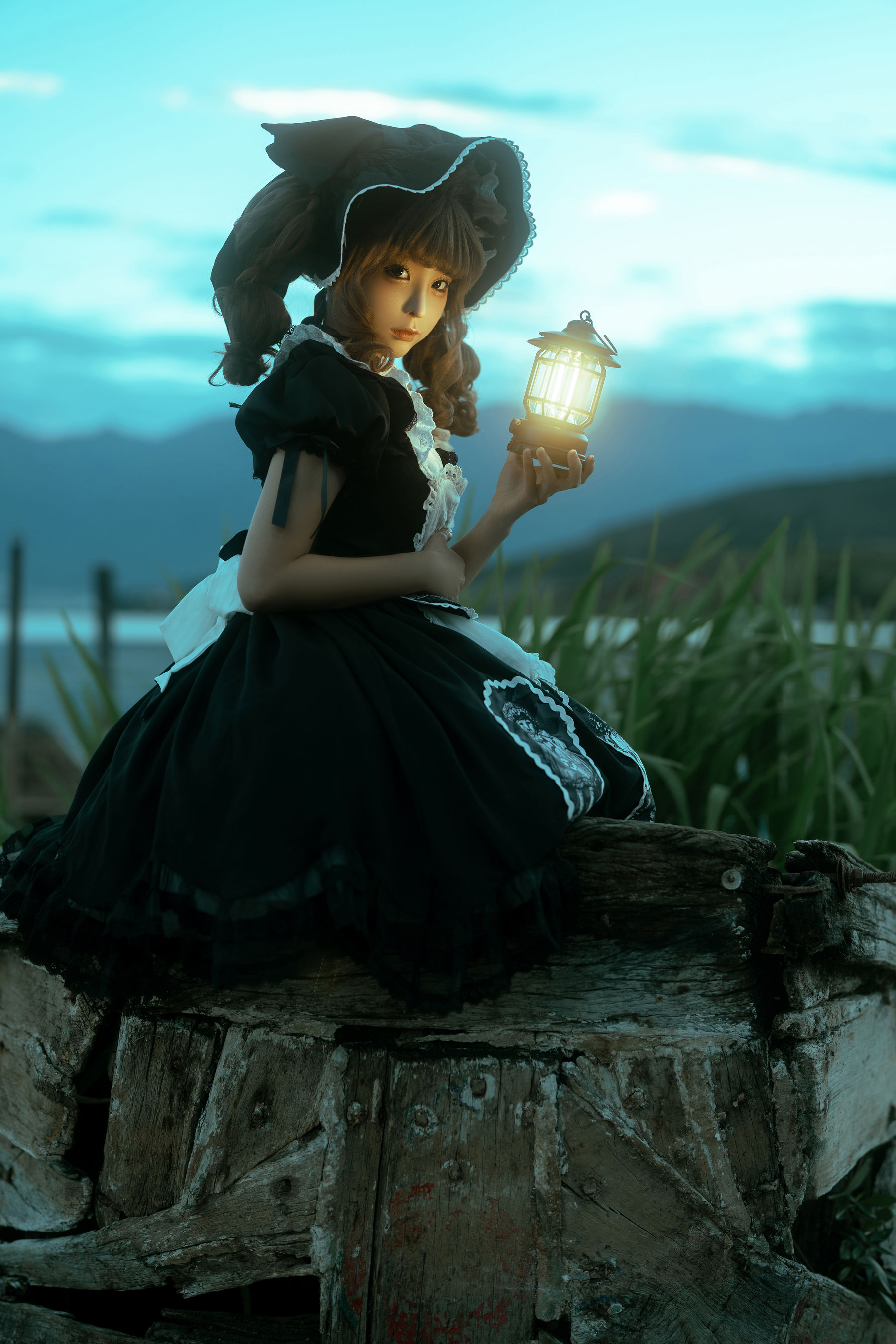 动漫博主蠢沫沫 - 洱海黑色