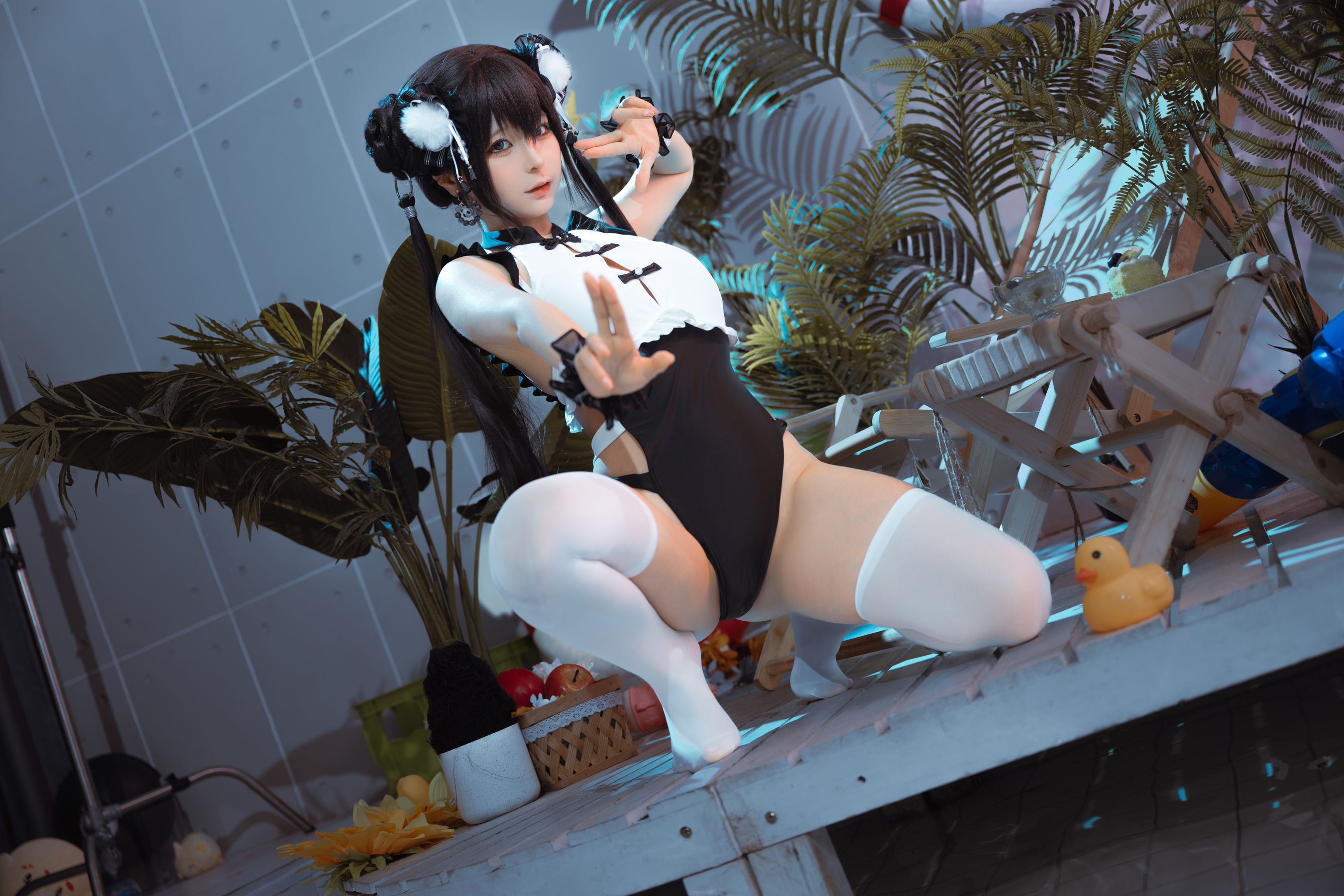 动漫博主蠢沫沫 - 熊猫娘