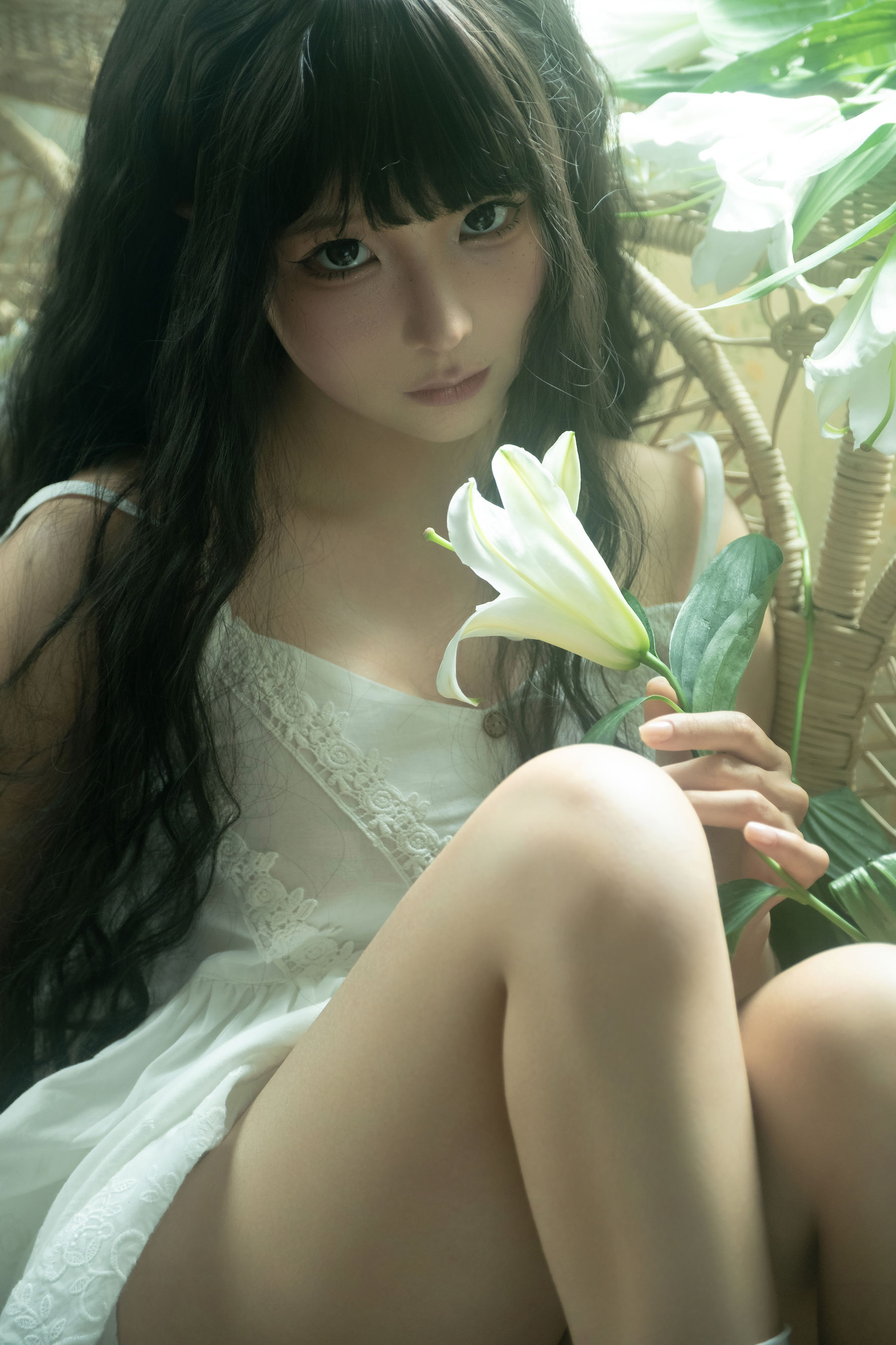 动漫博主蠢沫沫 - 白吊带