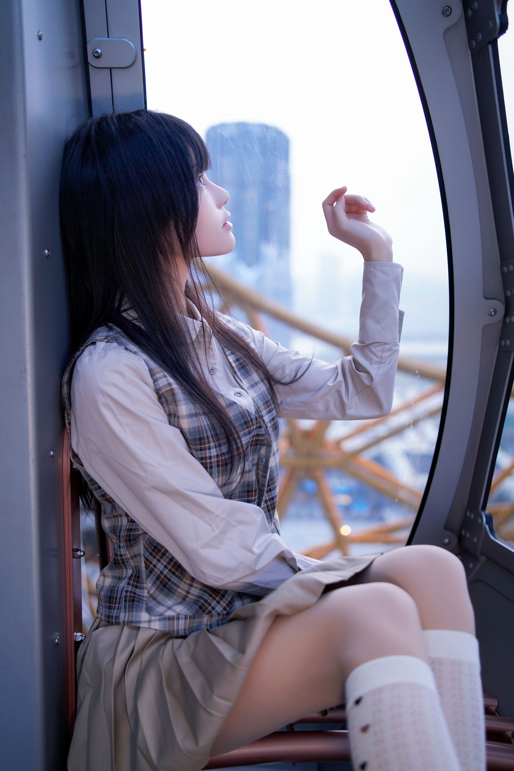 桜桃喵 - 制服摩天轮