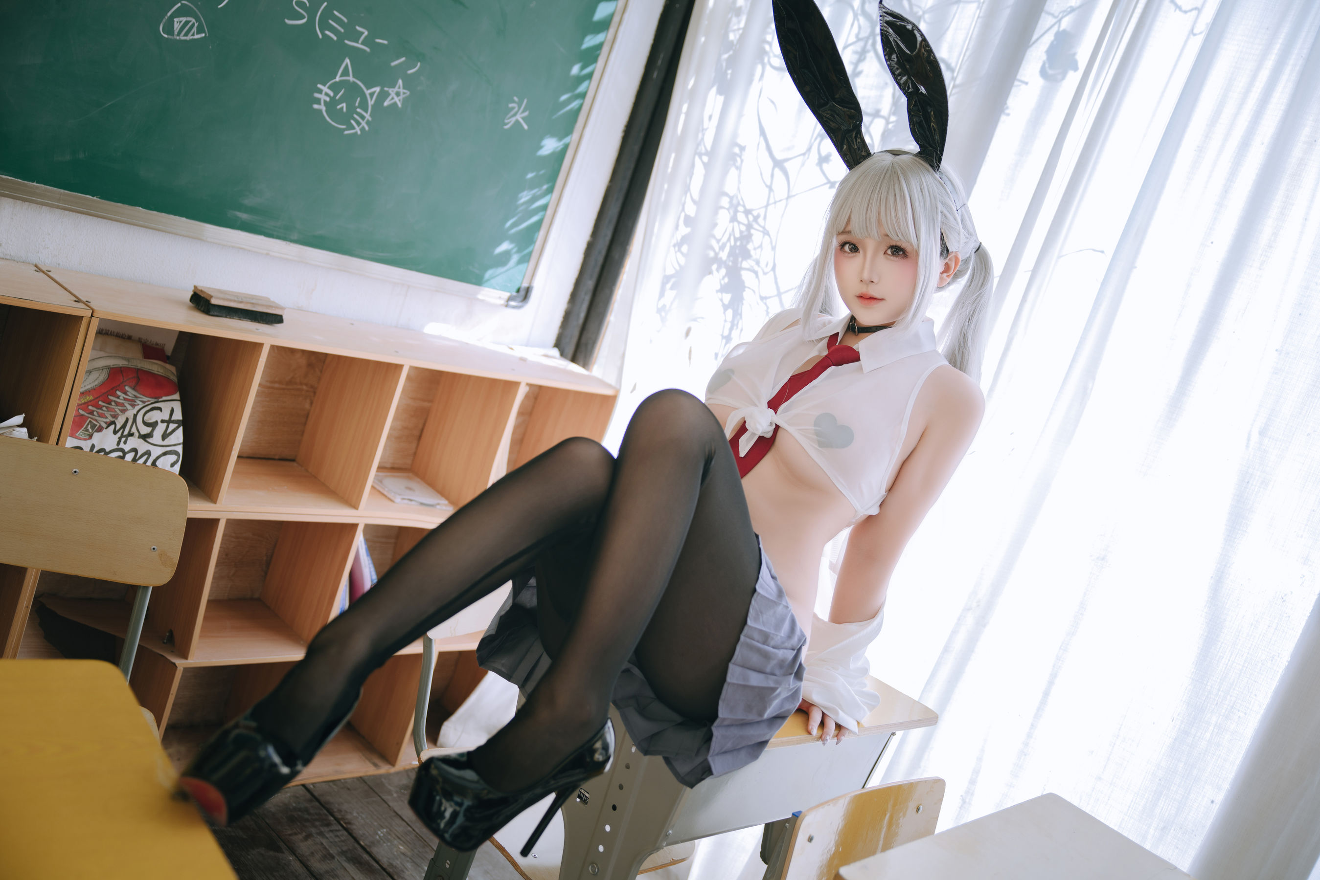 Cosplay 日奈娇 - 叛逆少女JK