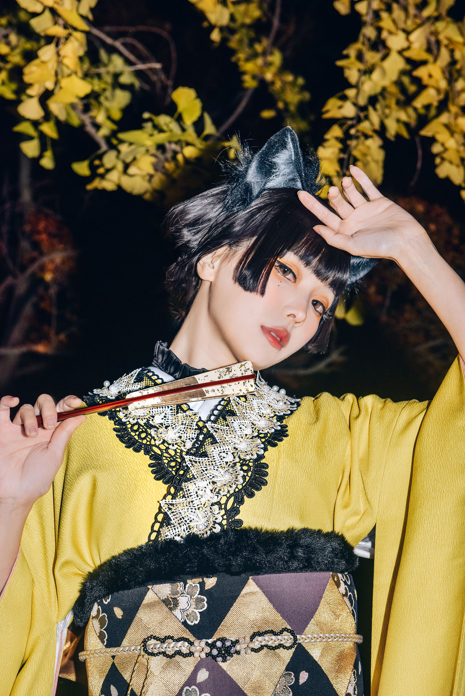 Ely_eee (ElyEE子) - Ginkgo Black Cat 銀杏黑貓