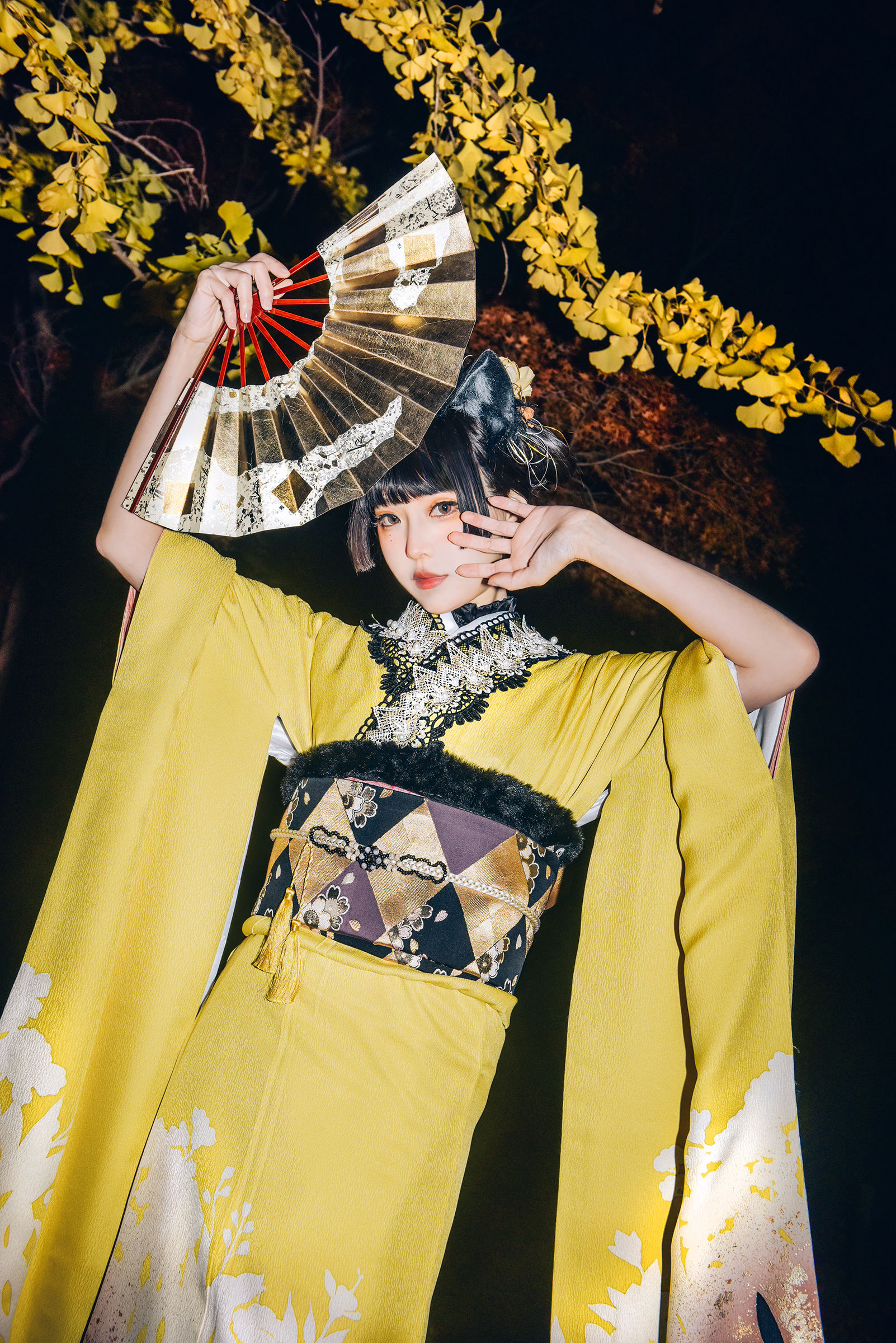 Ely_eee (ElyEE子) - Ginkgo Black Cat 銀杏黑貓