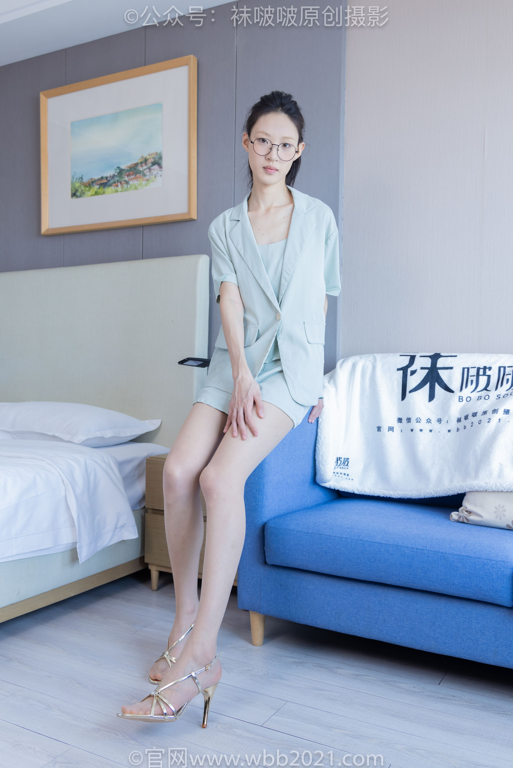 BoBoSocks袜啵啵 No.503 雪糕 高跟凉鞋、肉丝、裸足