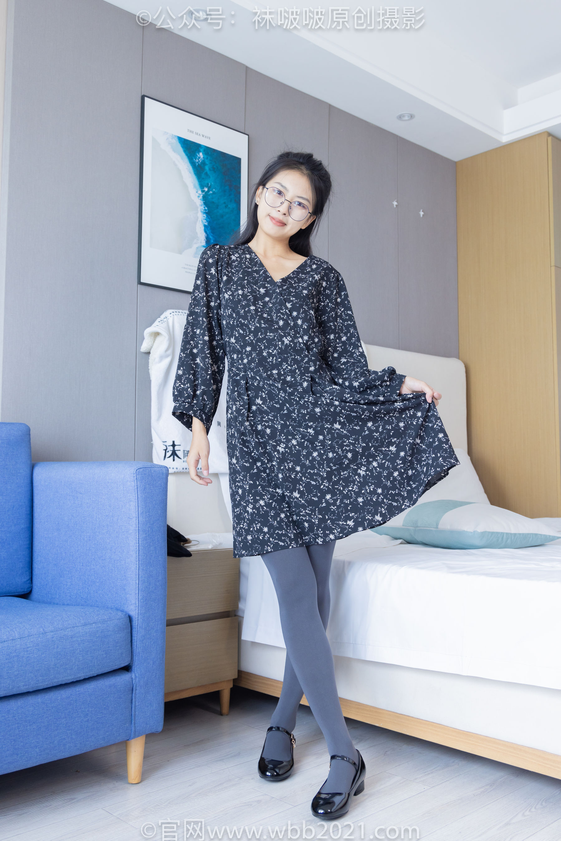 BoBoSocks袜啵啵 No.497 奶油 - 低跟鞋、厚肉丝、厚灰丝