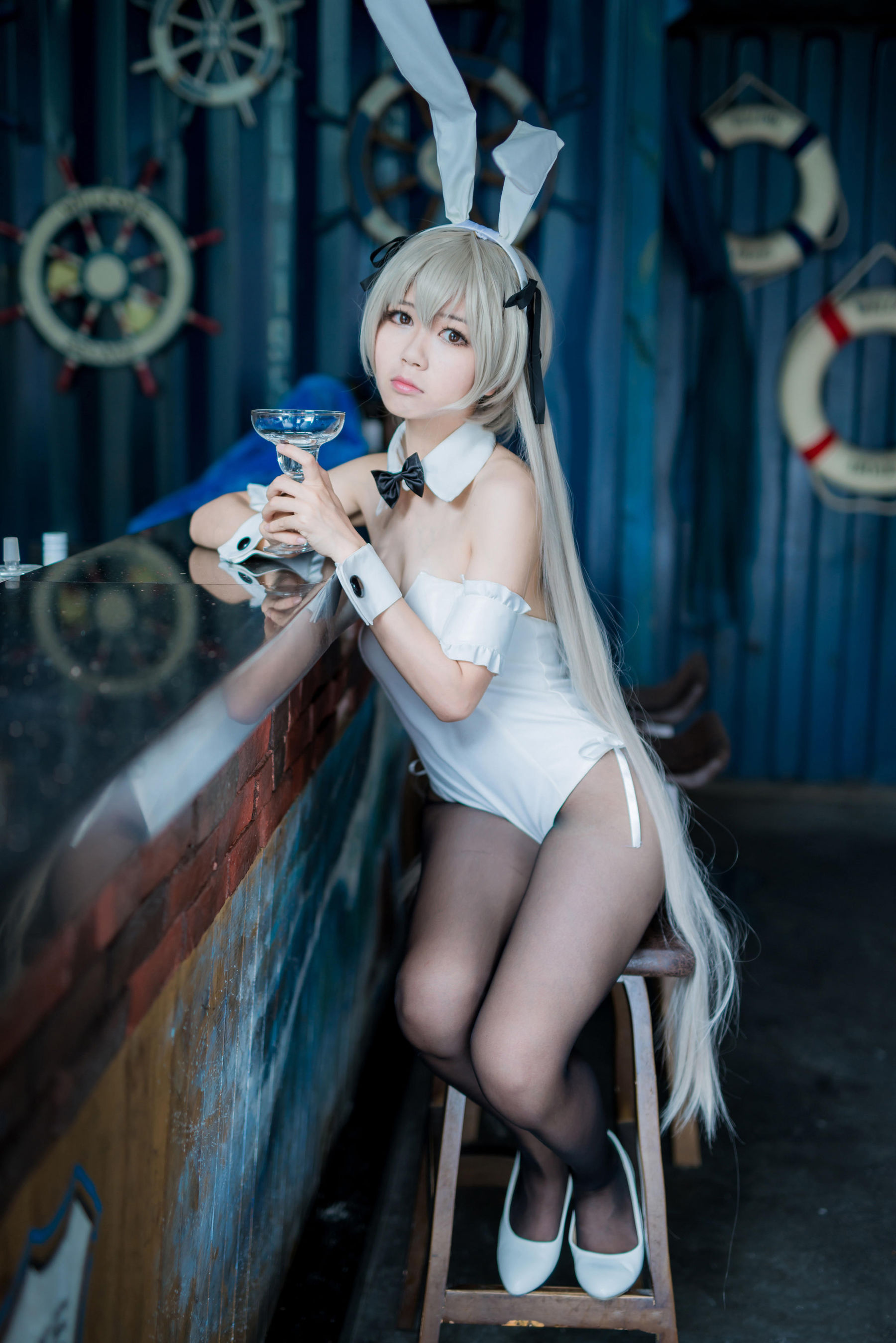 白金Saki写真 - 五更琉璃 兔女郎