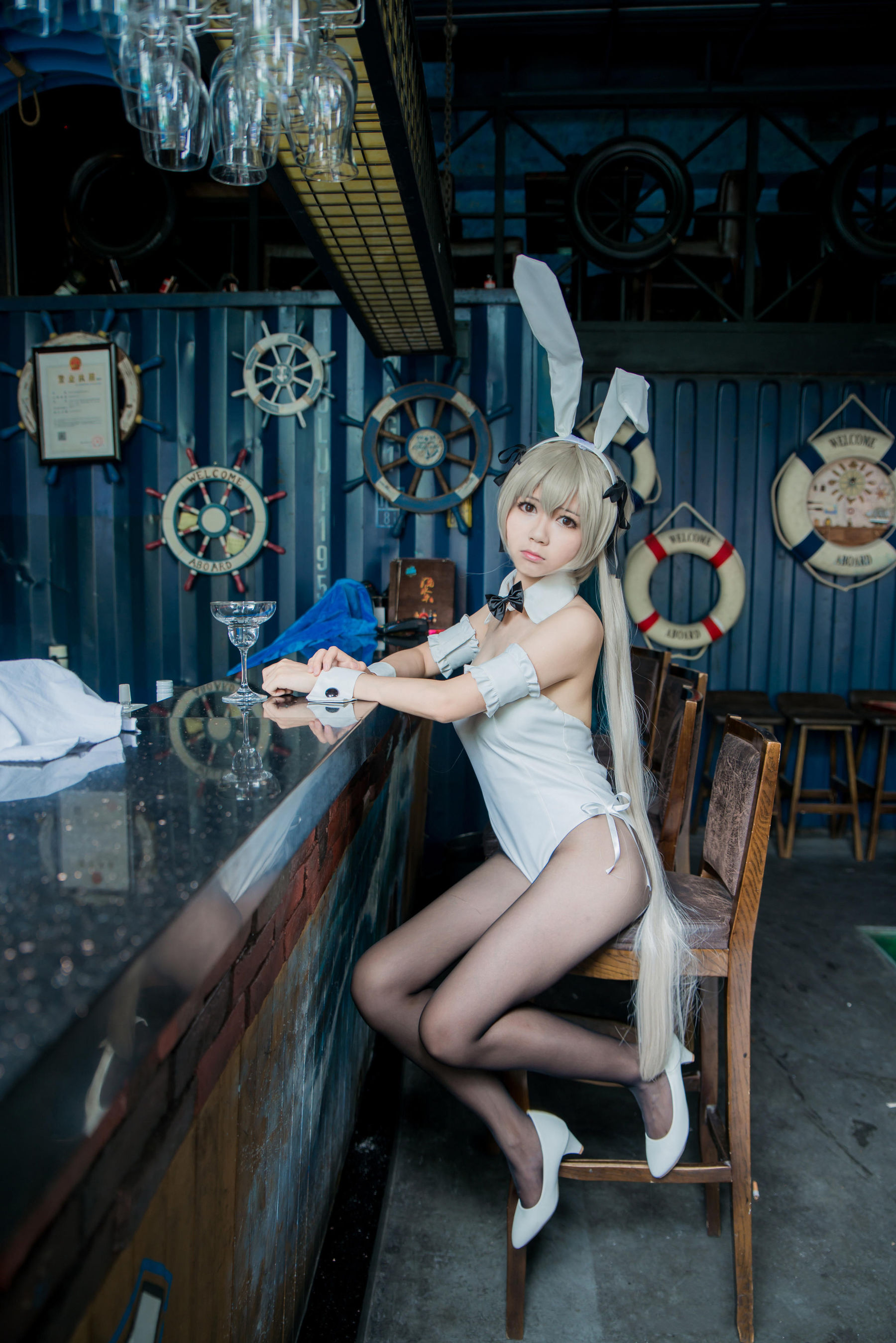 白金Saki写真 - 五更琉璃 兔女郎