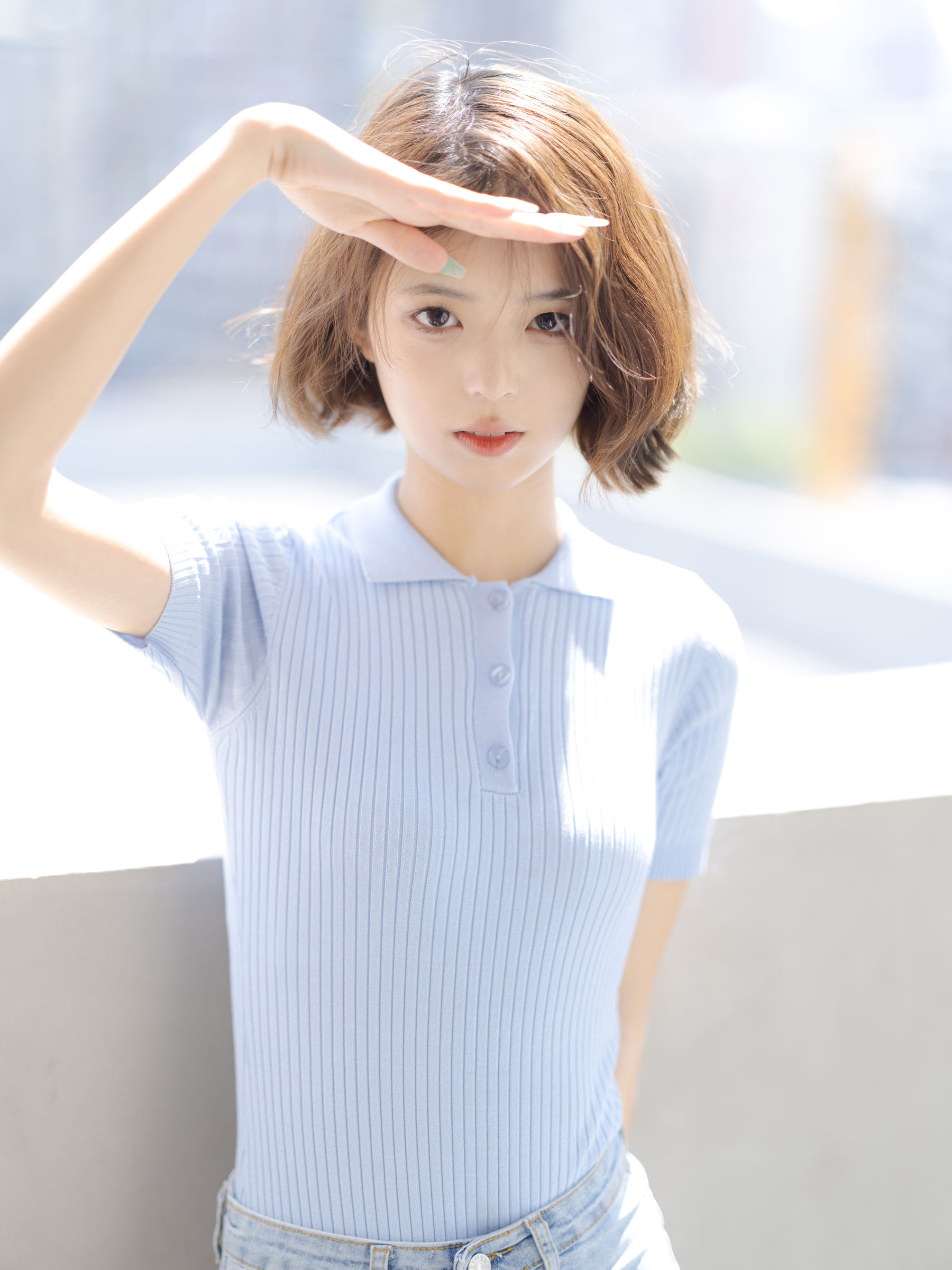 森萝财团写真 - 媛媛 试拍 15D超薄白丝