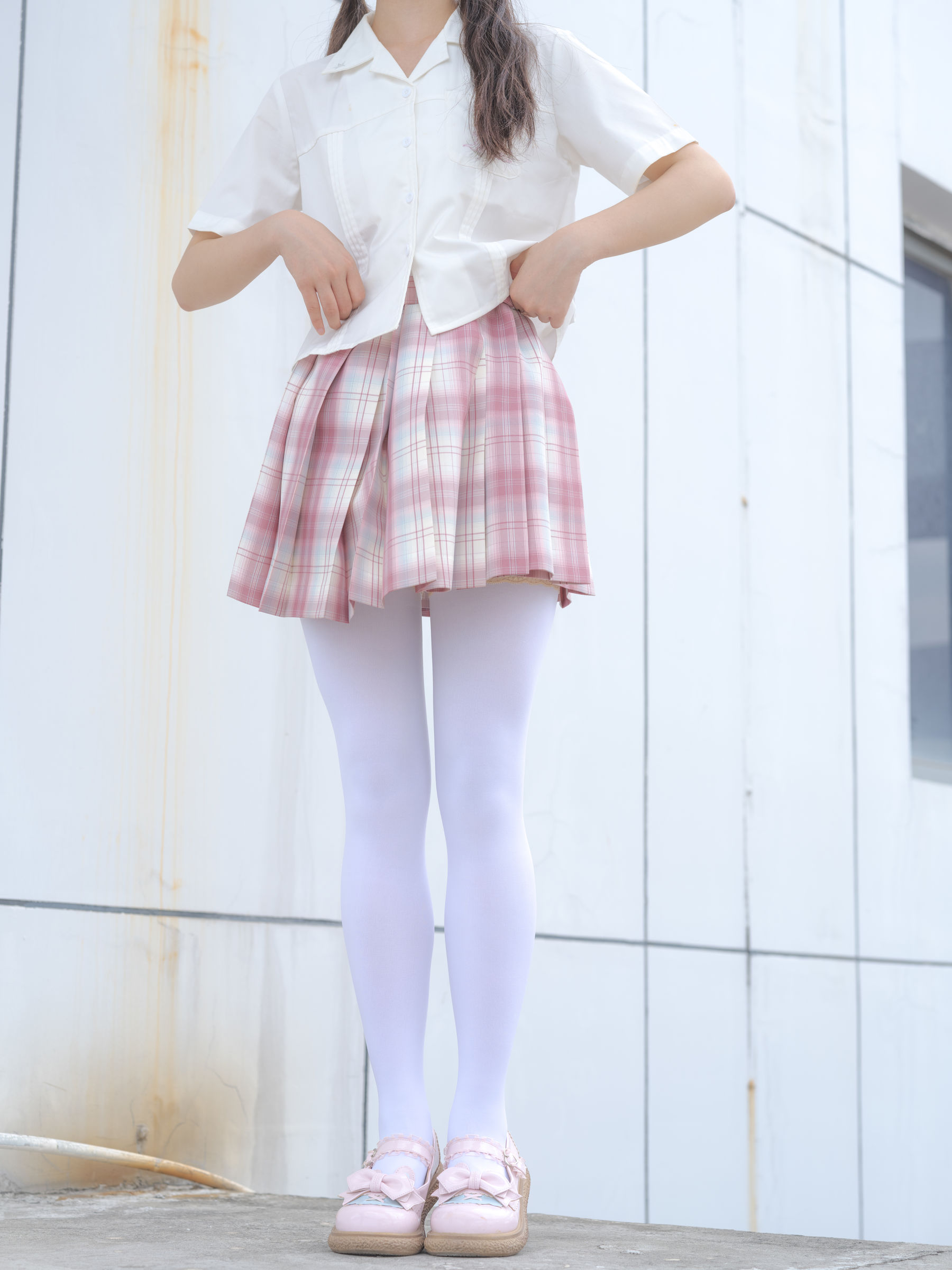 森萝财团写真 - 小圆 试拍 JKJK格子裙 80D