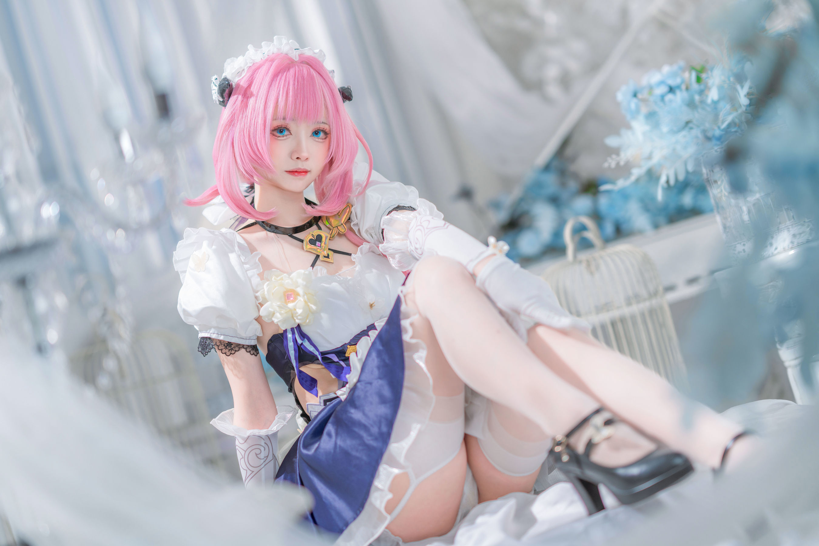 动漫博主大大卷卷小卷 - 崩坏3 爱莉希雅女仆