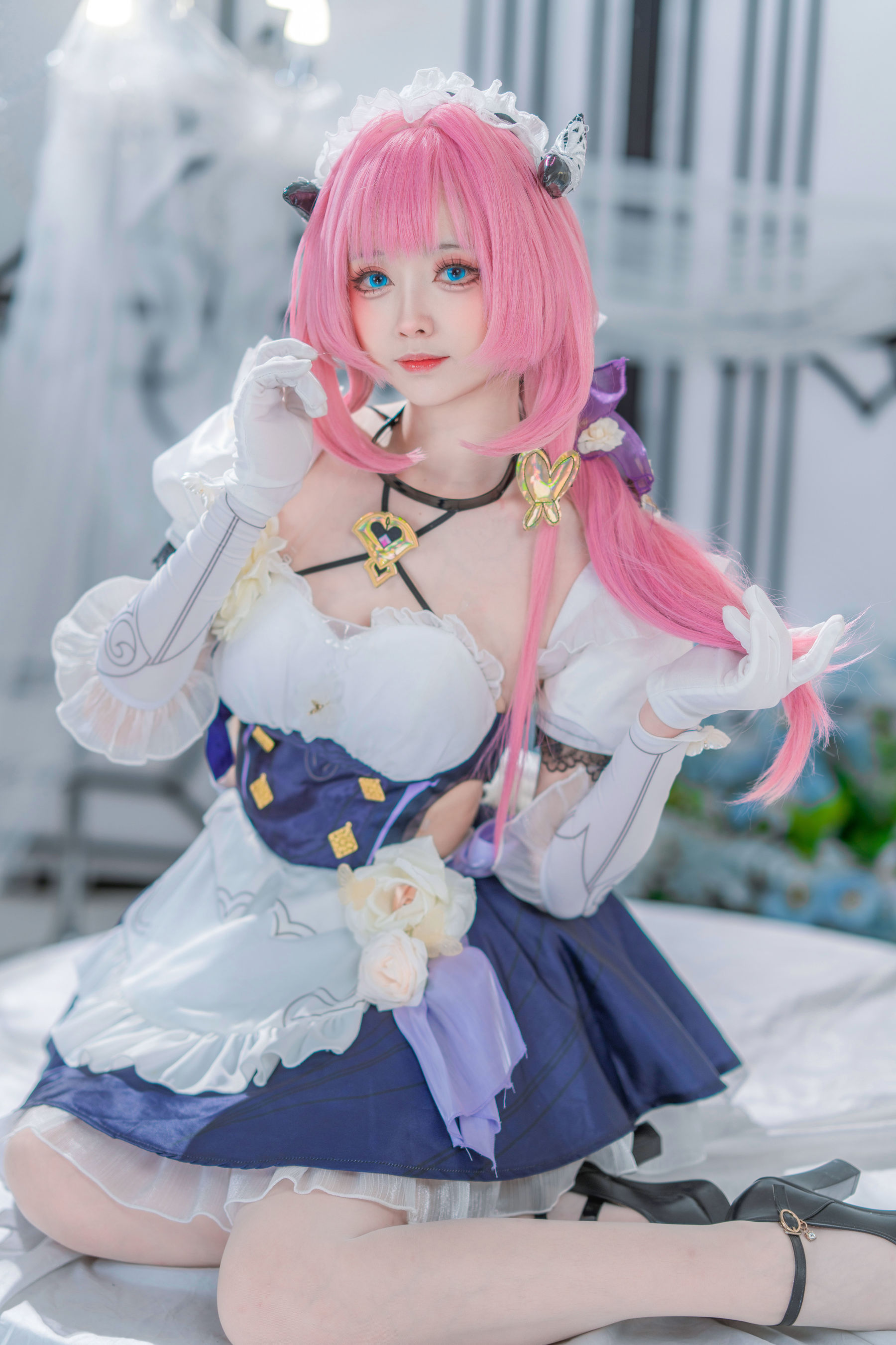 动漫博主大大卷卷小卷 - 崩坏3 爱莉希雅女仆