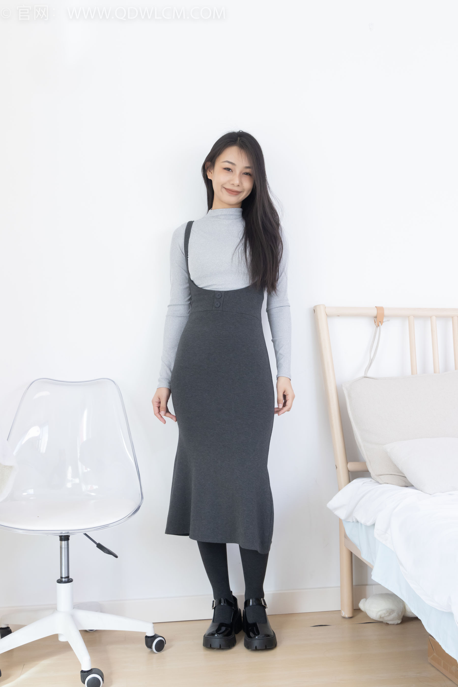 物恋传媒 No.2291 岚岚 - 皮鞋、厚灰丝