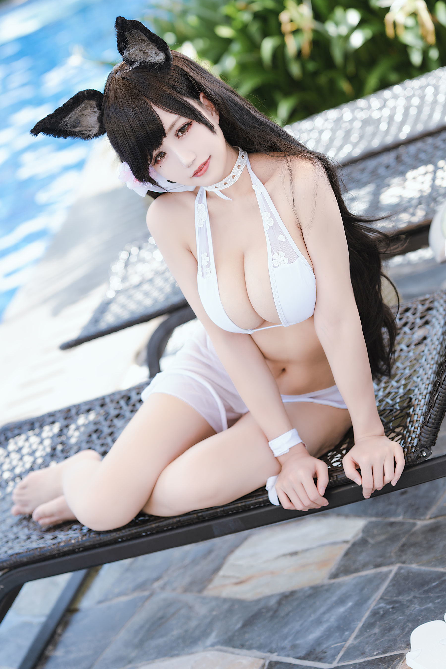 [网红COSER] 动漫博主小仓千代w - 舰长爱宕泳装