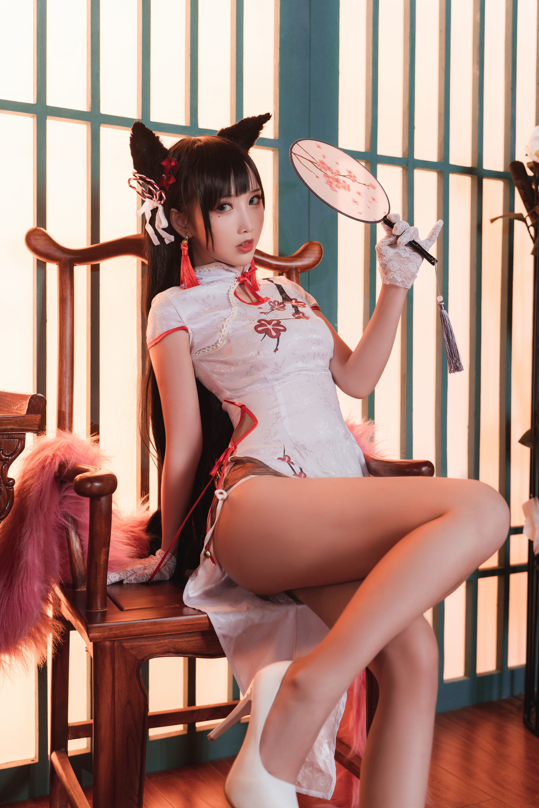 [网红COSER] 可爱人气Coser面饼仙儿 - 旗袍爱宕