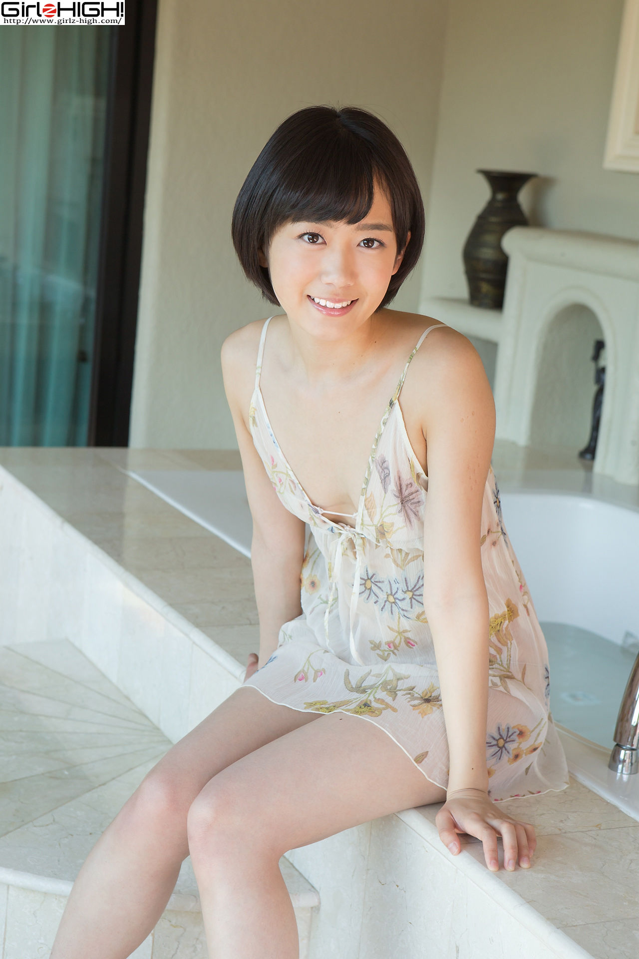 [Girlz-High] Koharu Nishino 西野小春 - 睡衣湿身 - bkoh_001_001 