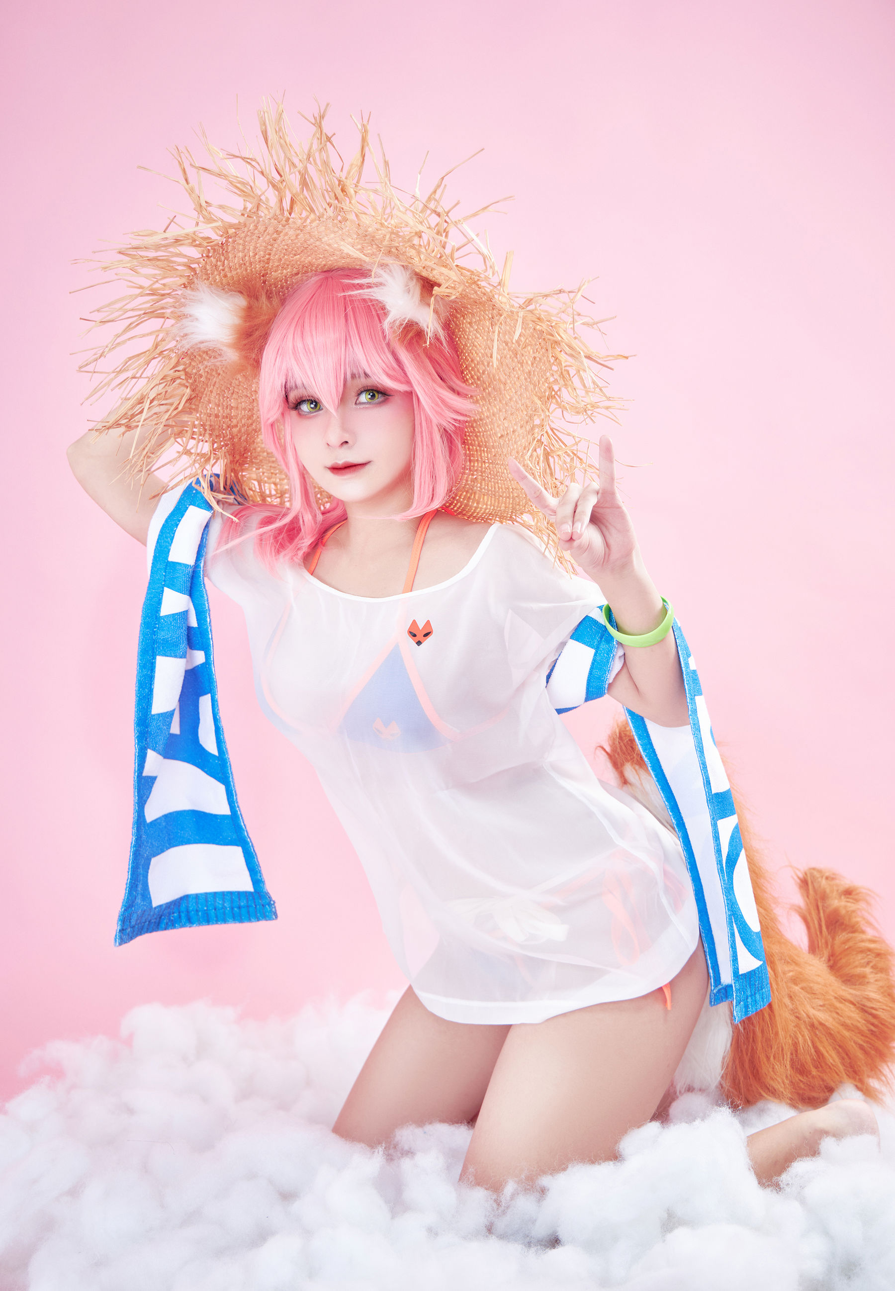 [Cosplay写真] Azami福利 - Tamamo Lancer