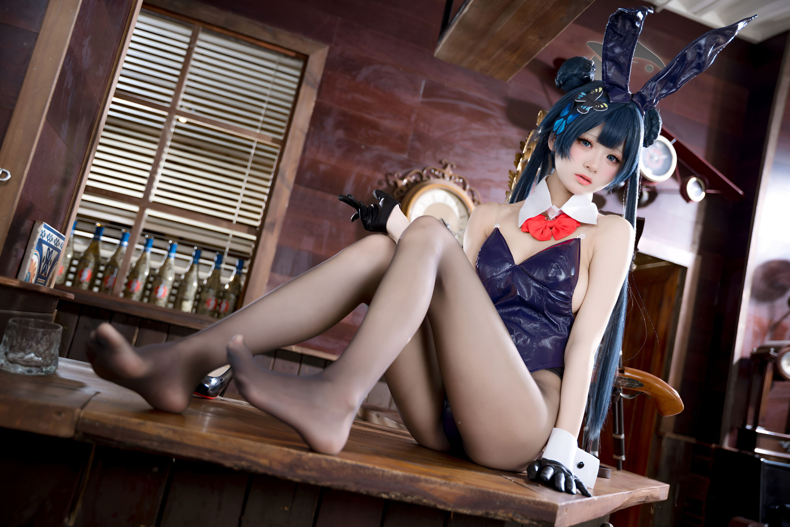 九柒喵 - 蔚蓝档案 龙华妃咲 兔女郎