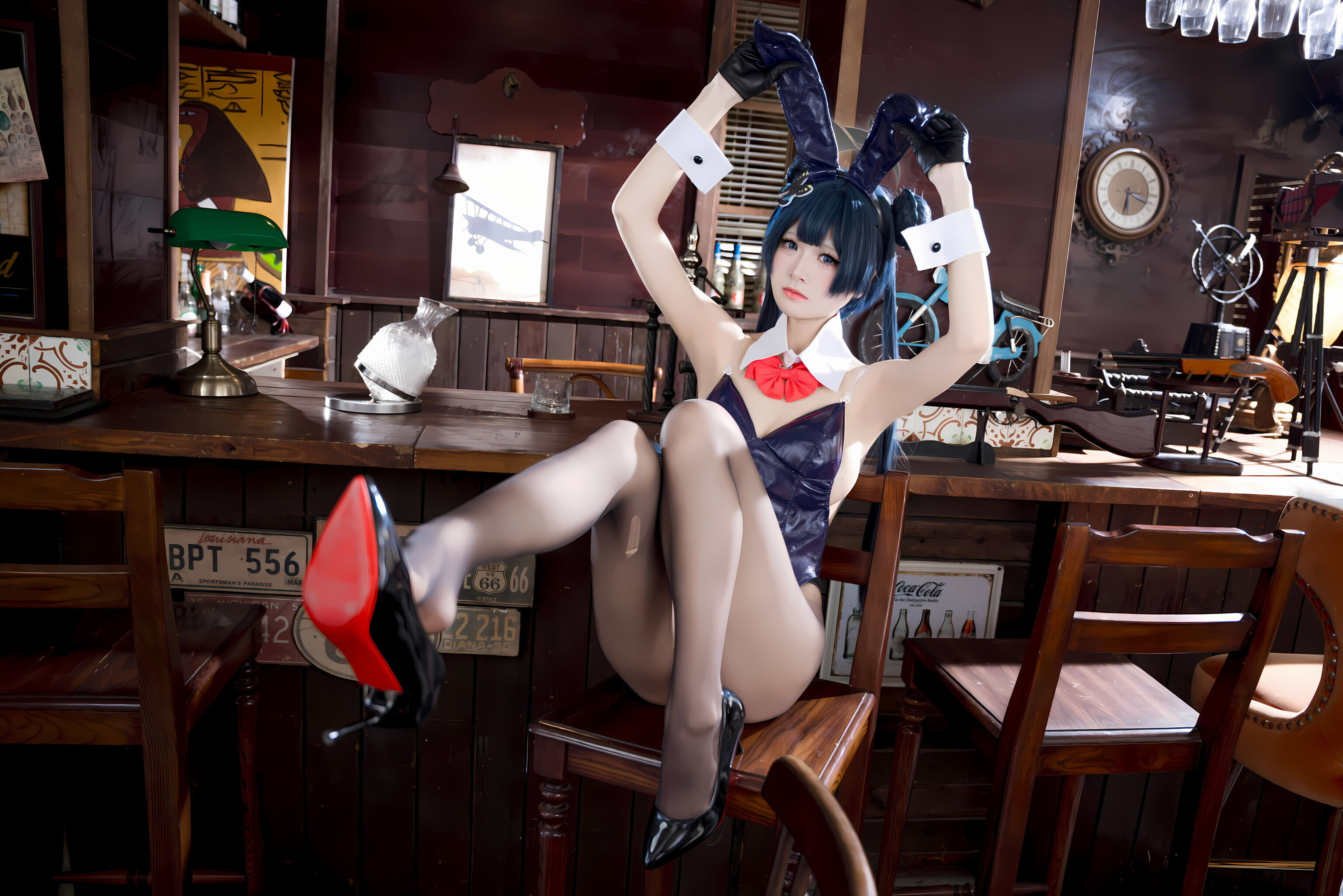 九柒喵 - 蔚蓝档案 龙华妃咲 兔女郎