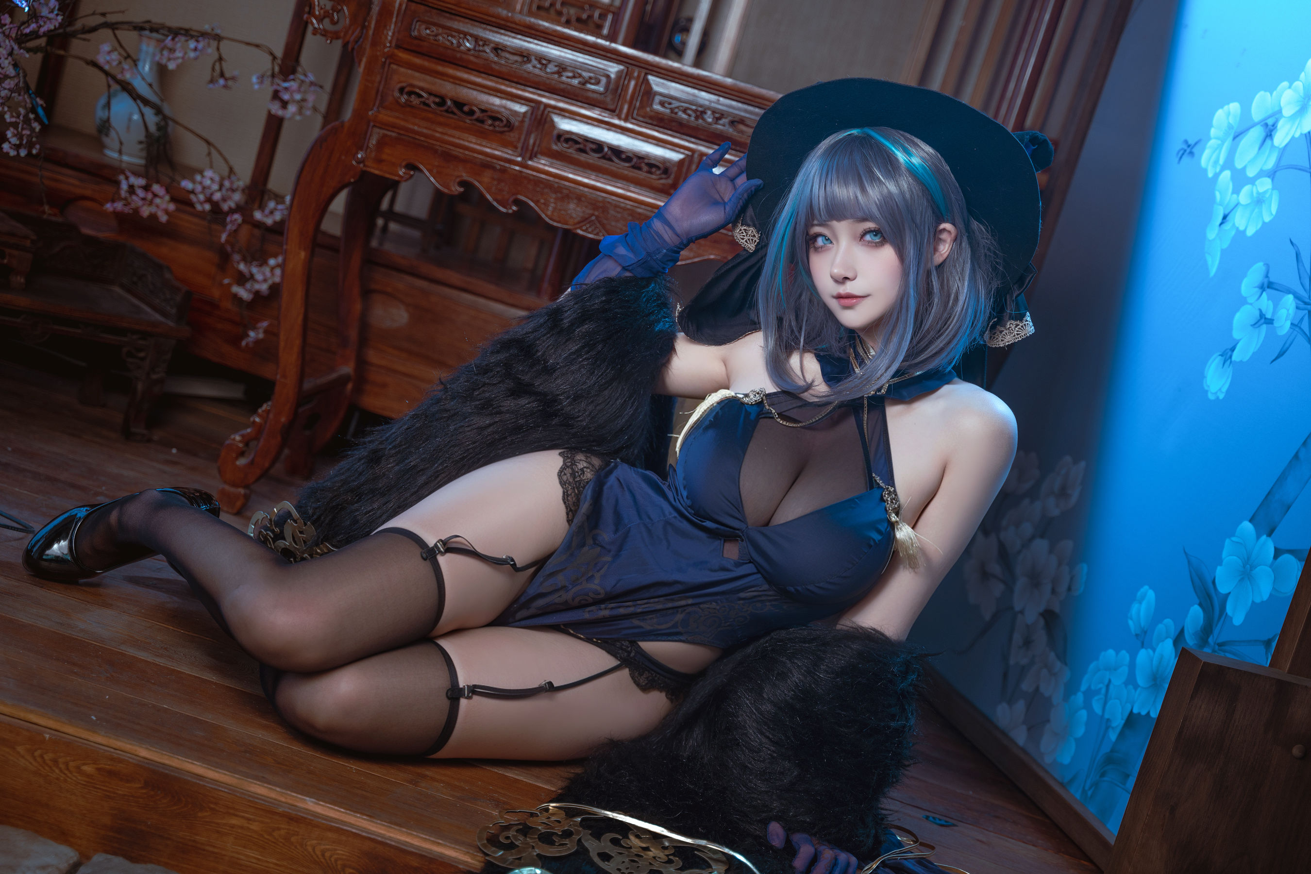 Seya-狮砸 - 碧蓝航线 柴郡 旗袍