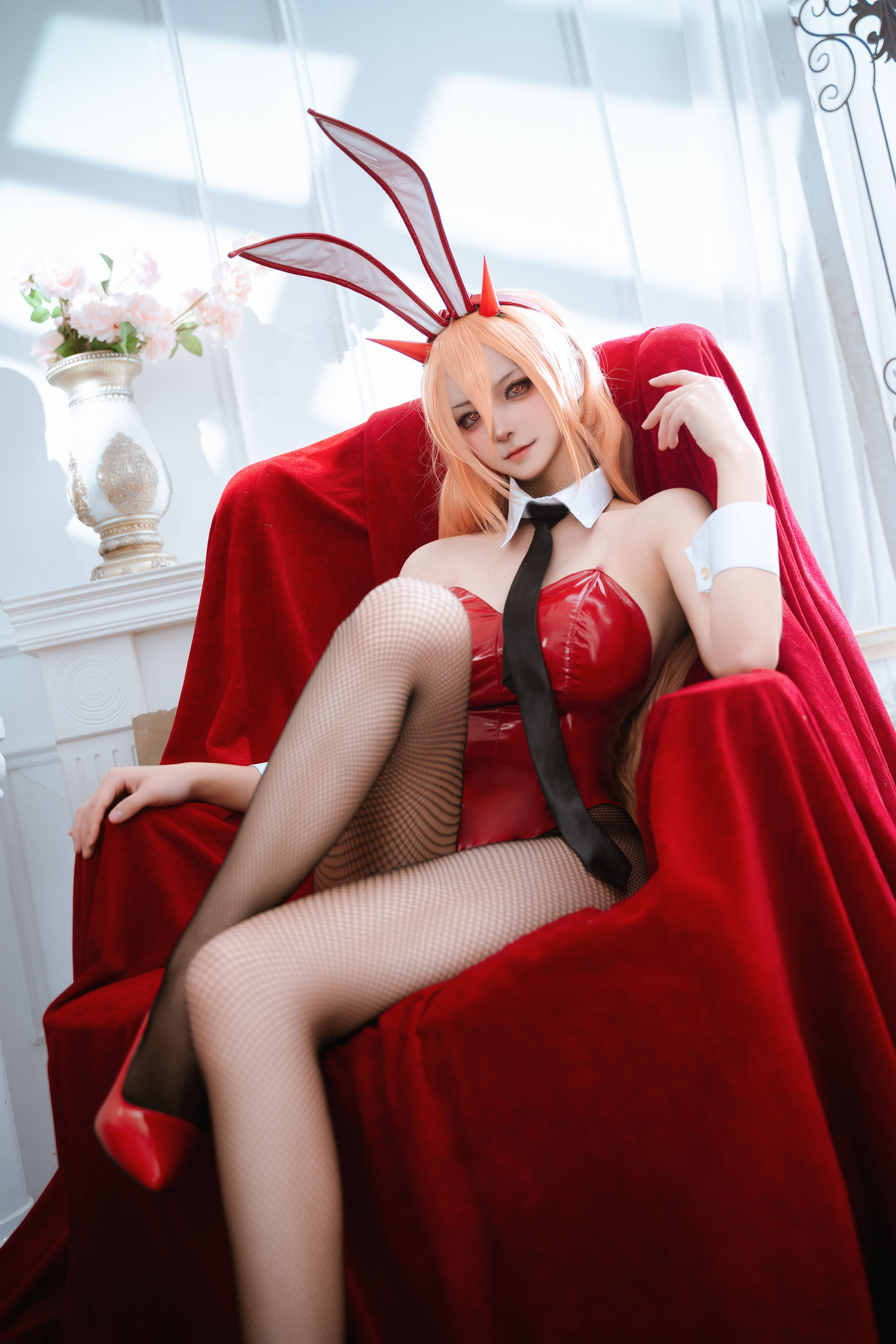 Seya-狮砸 - 电锯人 帕瓦&玛奇玛 兔女郎