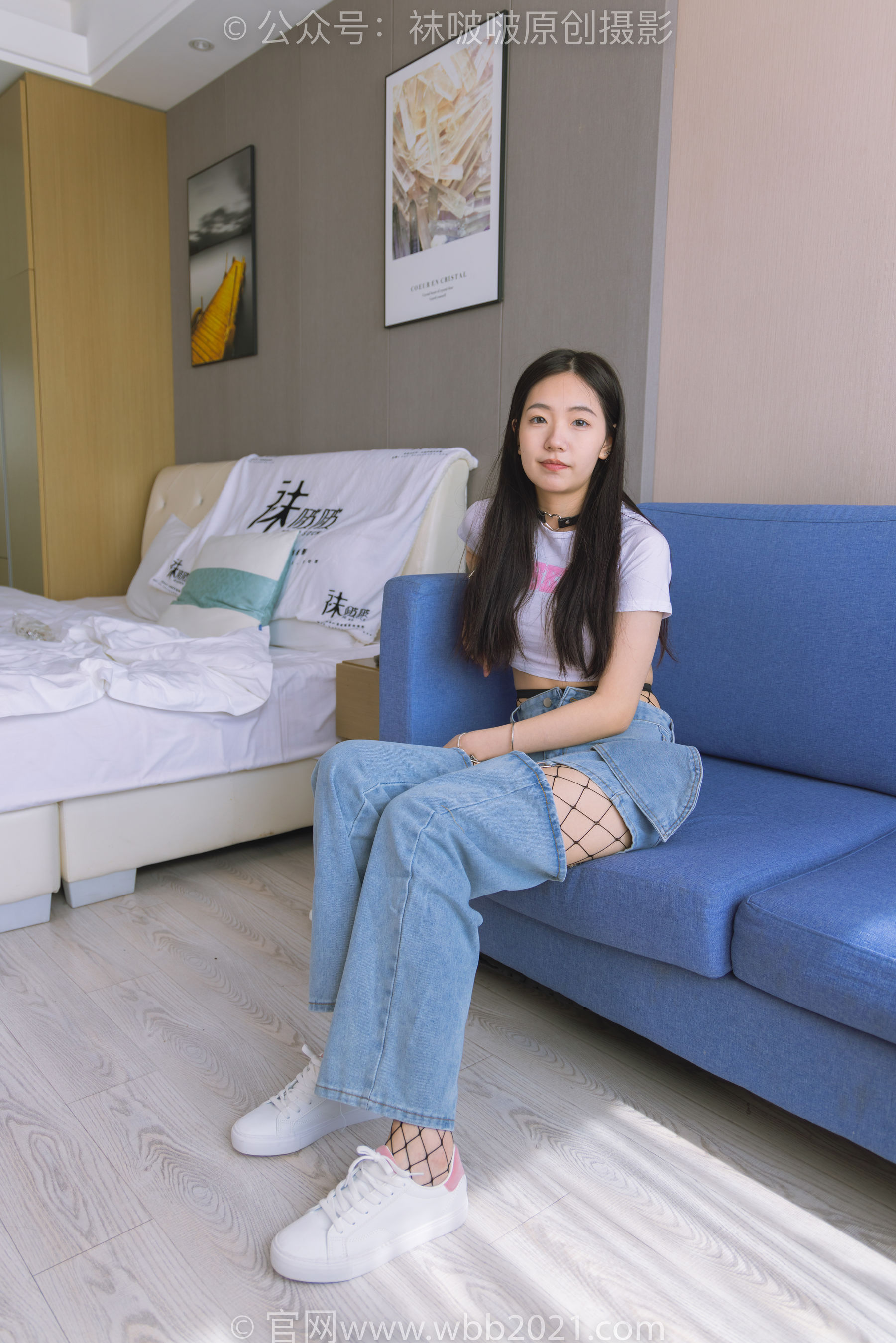 BoBoSocks袜啵啵 No.552 小甜豆 - 板鞋、黑色网袜、白色网袜、裤里丝