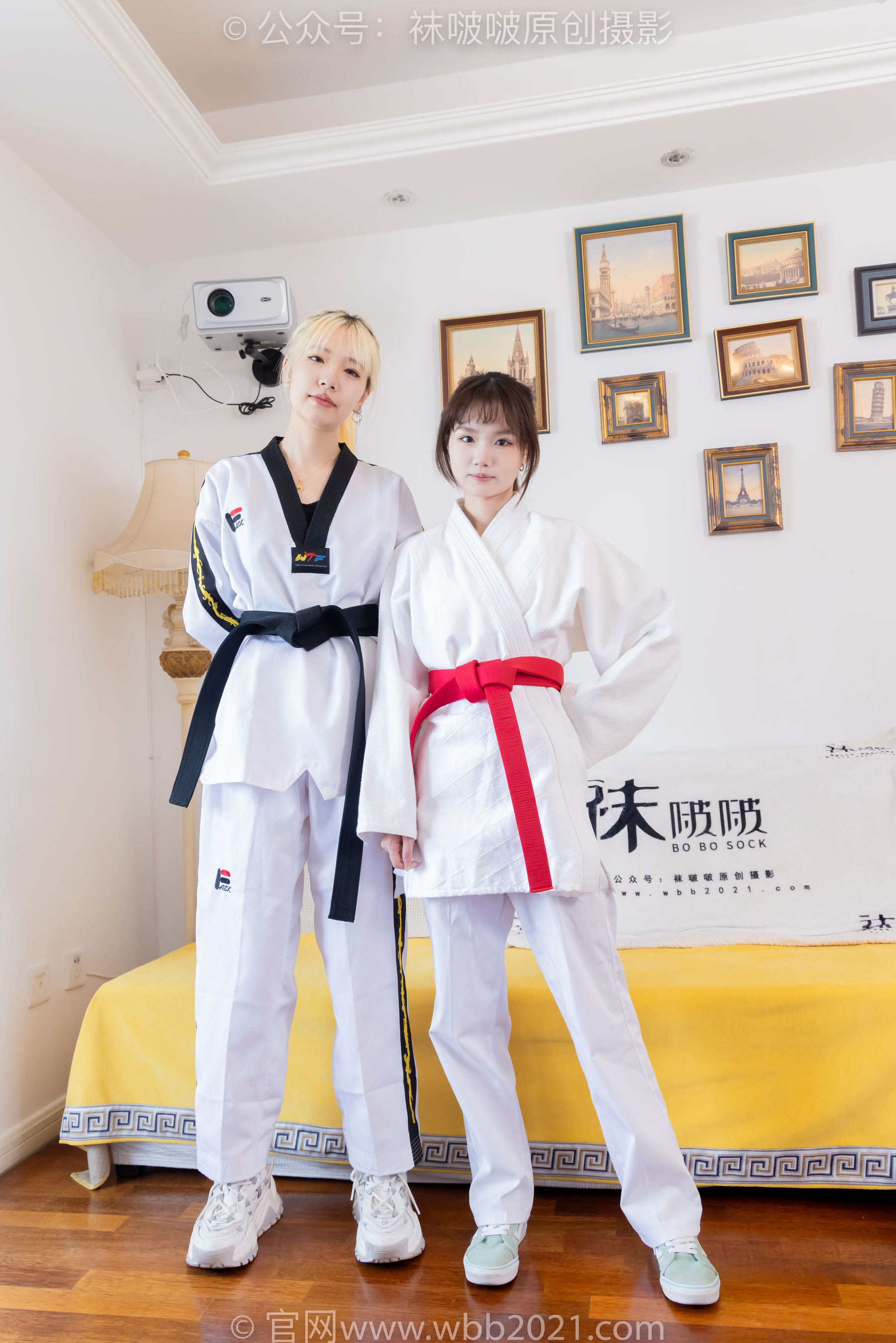 BoBoSocks袜啵啵 No.549 小甜豆&甜甜圈 - 运动鞋、帆布鞋、肉丝、棉袜、裸足