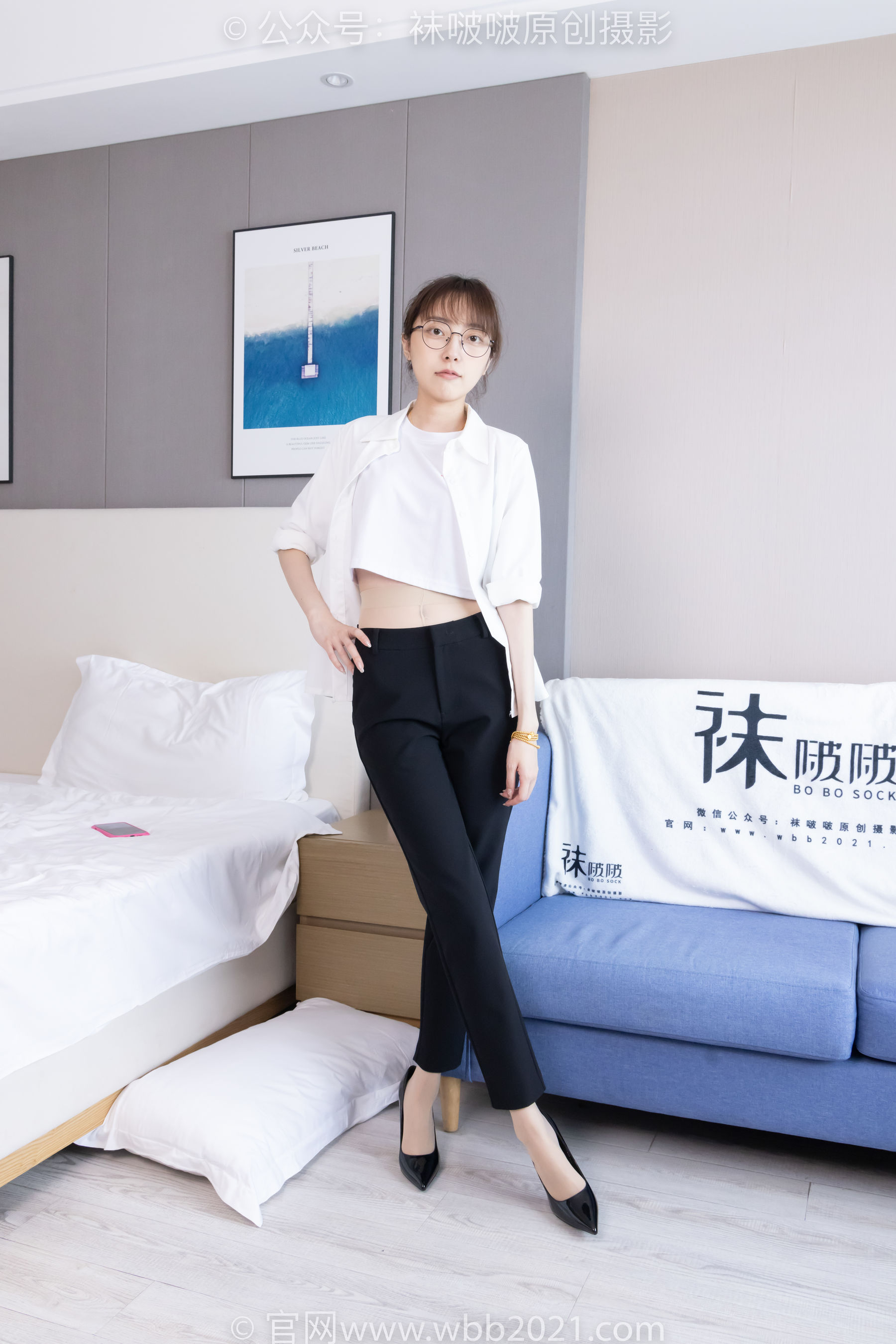 BoBoSocks袜啵啵 No.535 稚予 - 高跟鞋、皮鞋、黑棉袜、薄肉丝、裤里丝