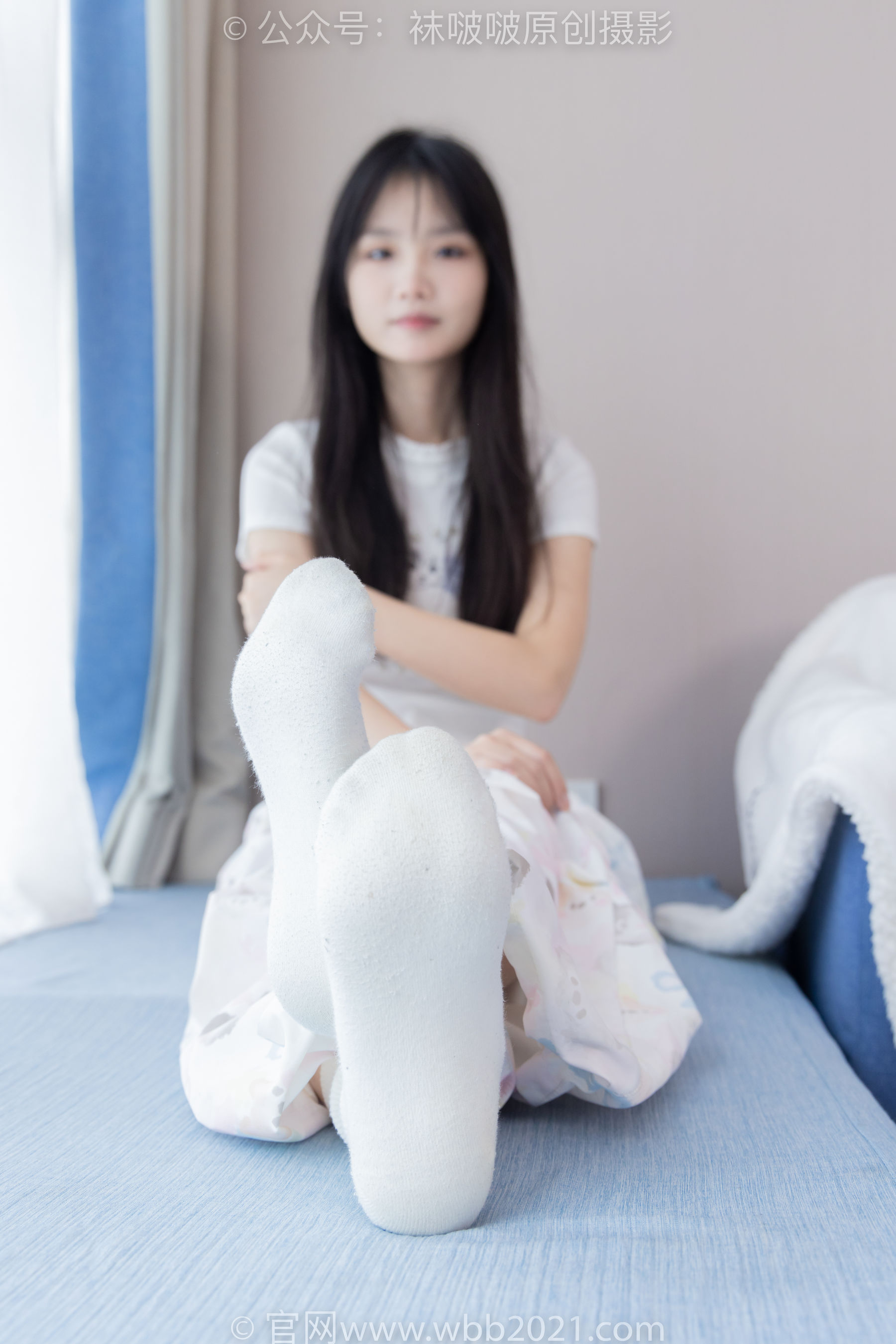 BoBoSocks袜啵啵 No.550 甜甜圈 - 板鞋自然穿脏白棉袜