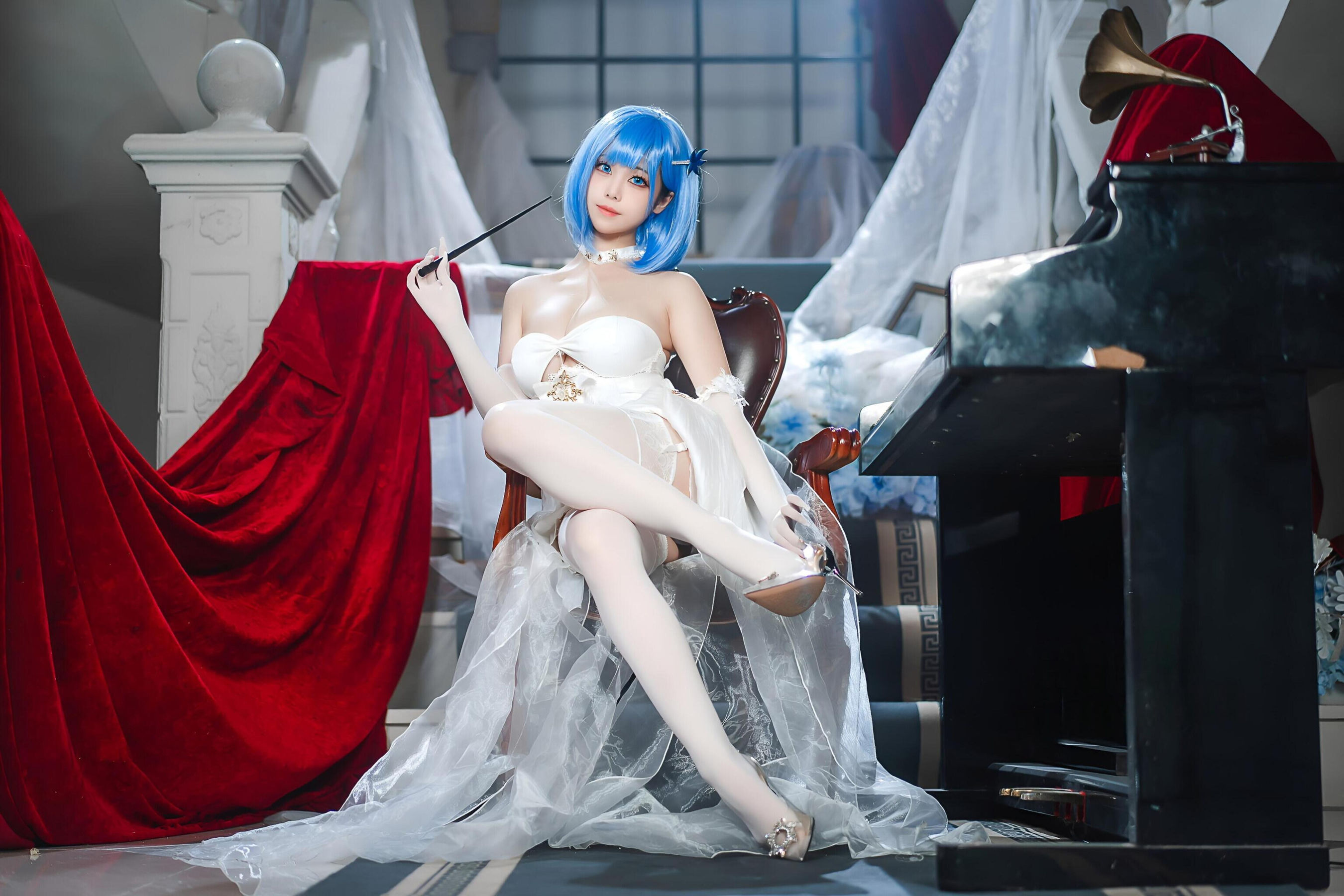 萌系小姐姐 蜜汁猫裘 - 碧蓝航线 恰巴耶夫白骑兵