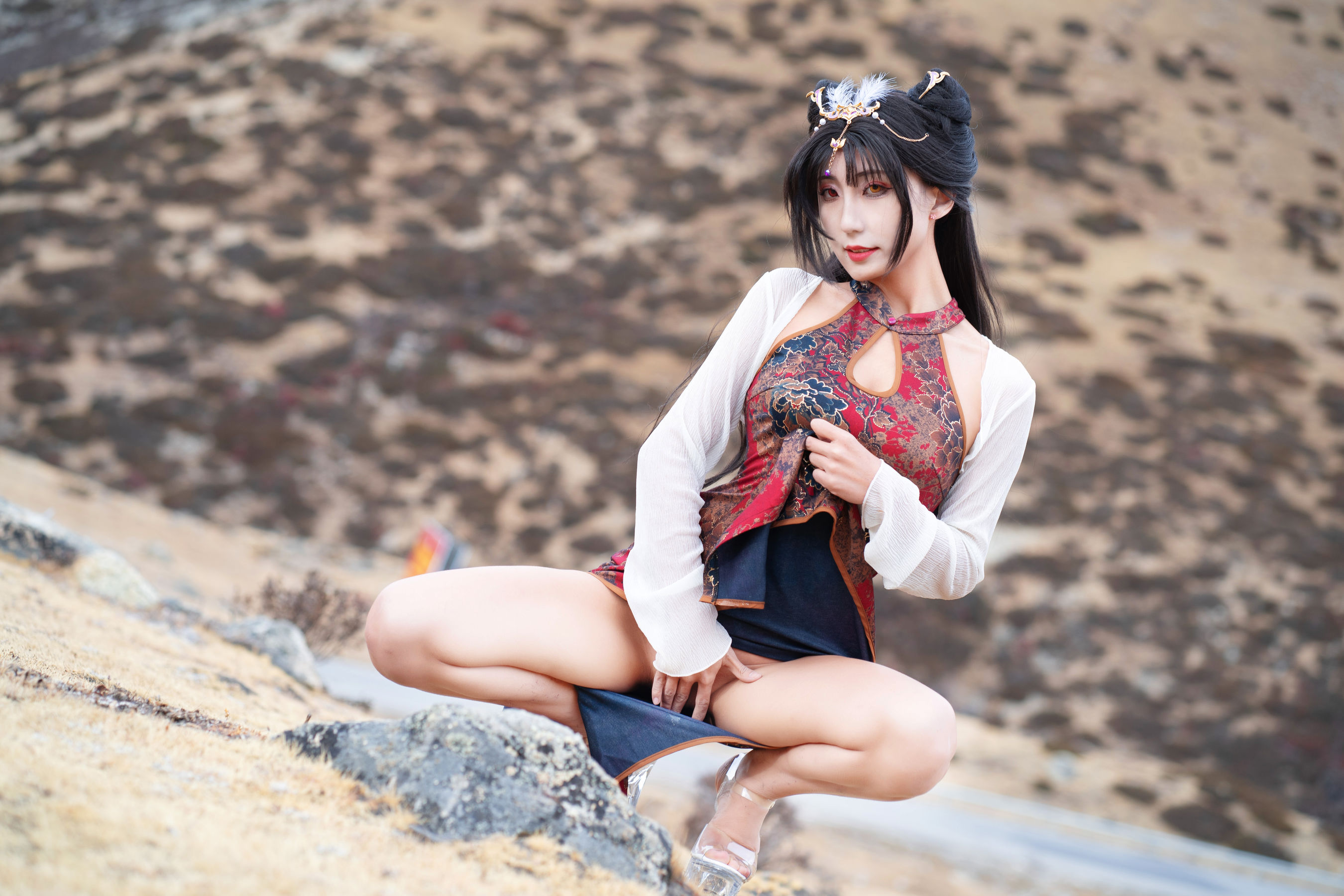 职业奶妈 三水子 - 玉玲珑旗袍